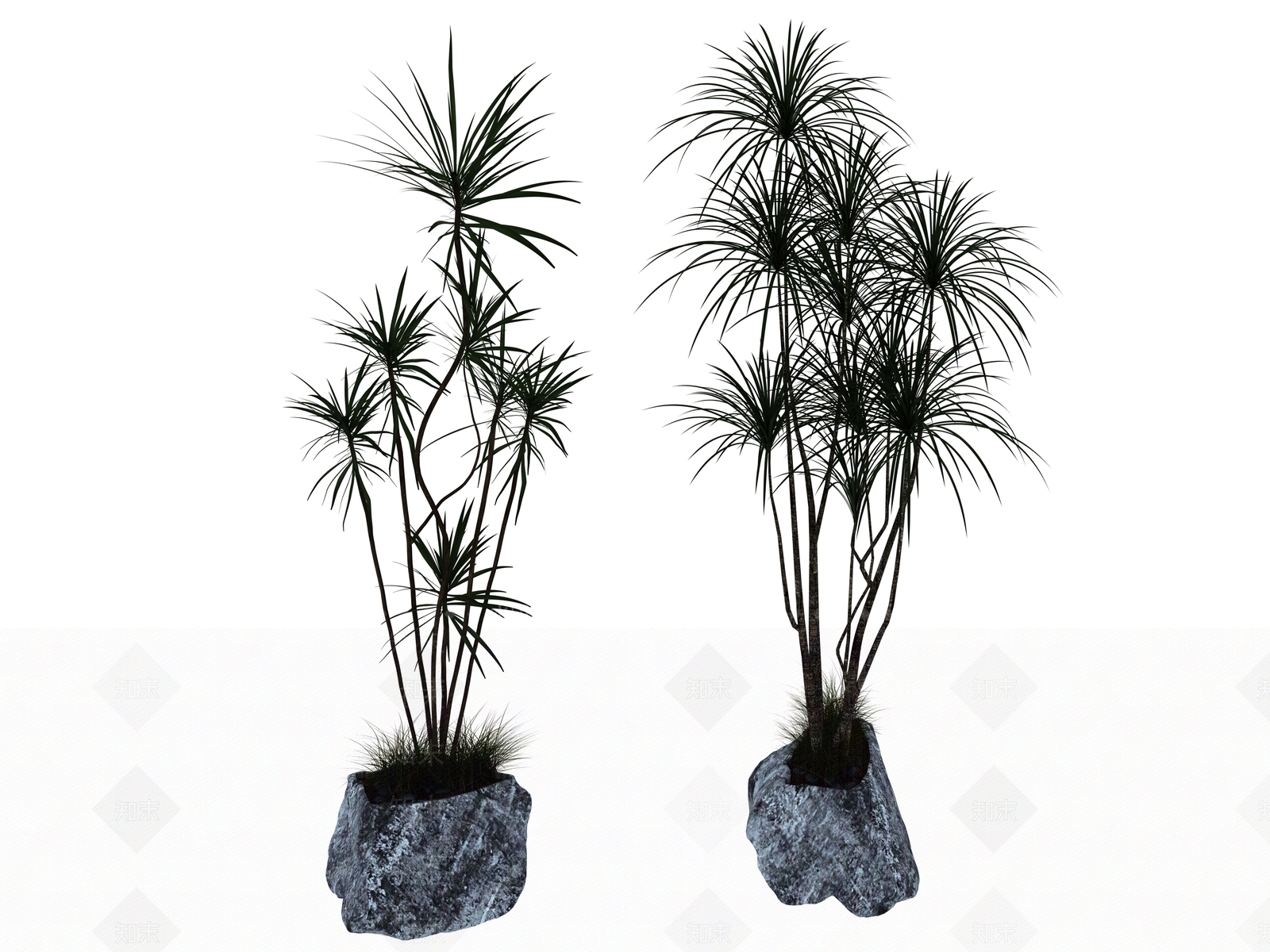盆栽3D模型下载【ID:1190180309】