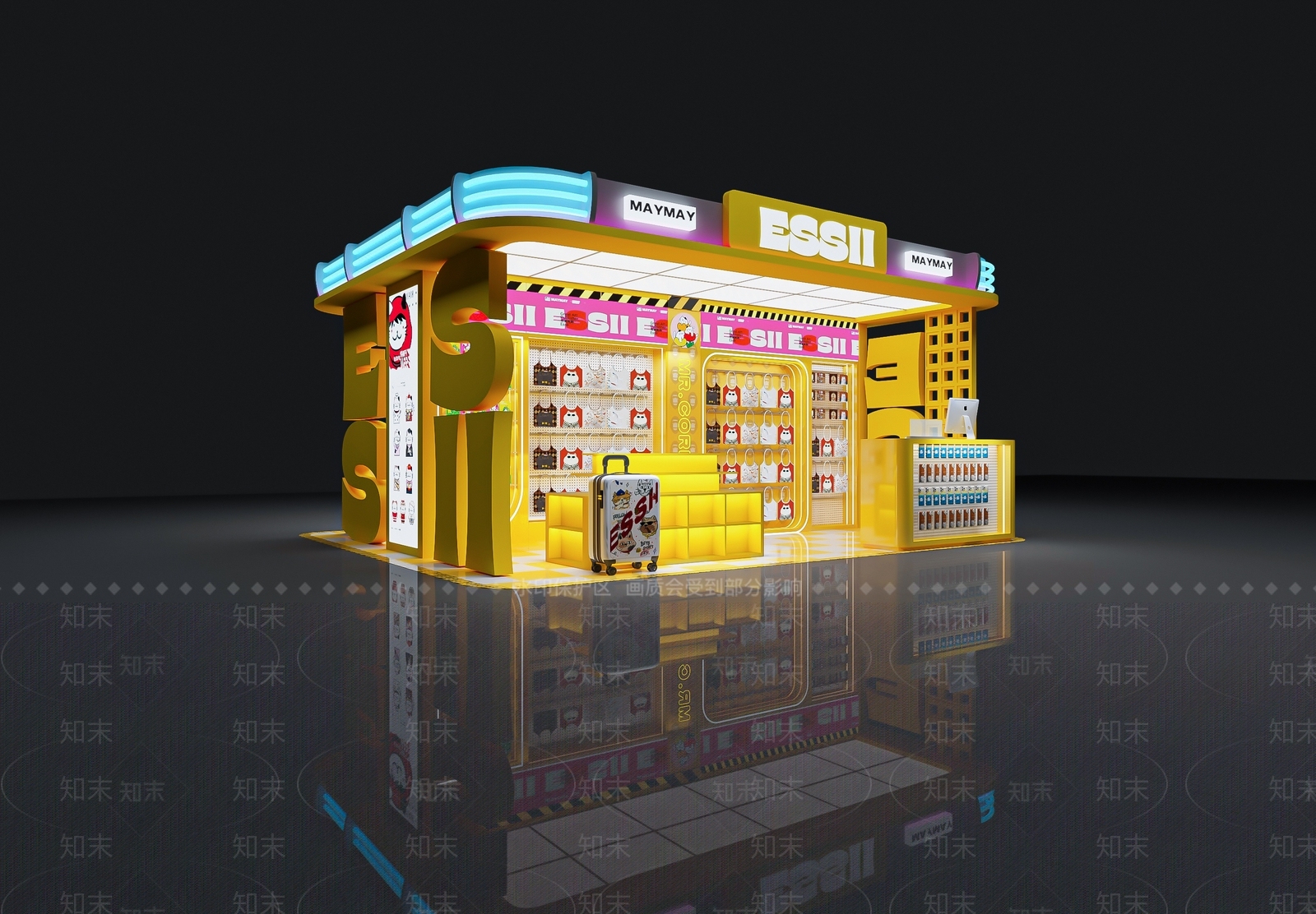 现代玩具礼品店3D模型下载【ID:1190185543】