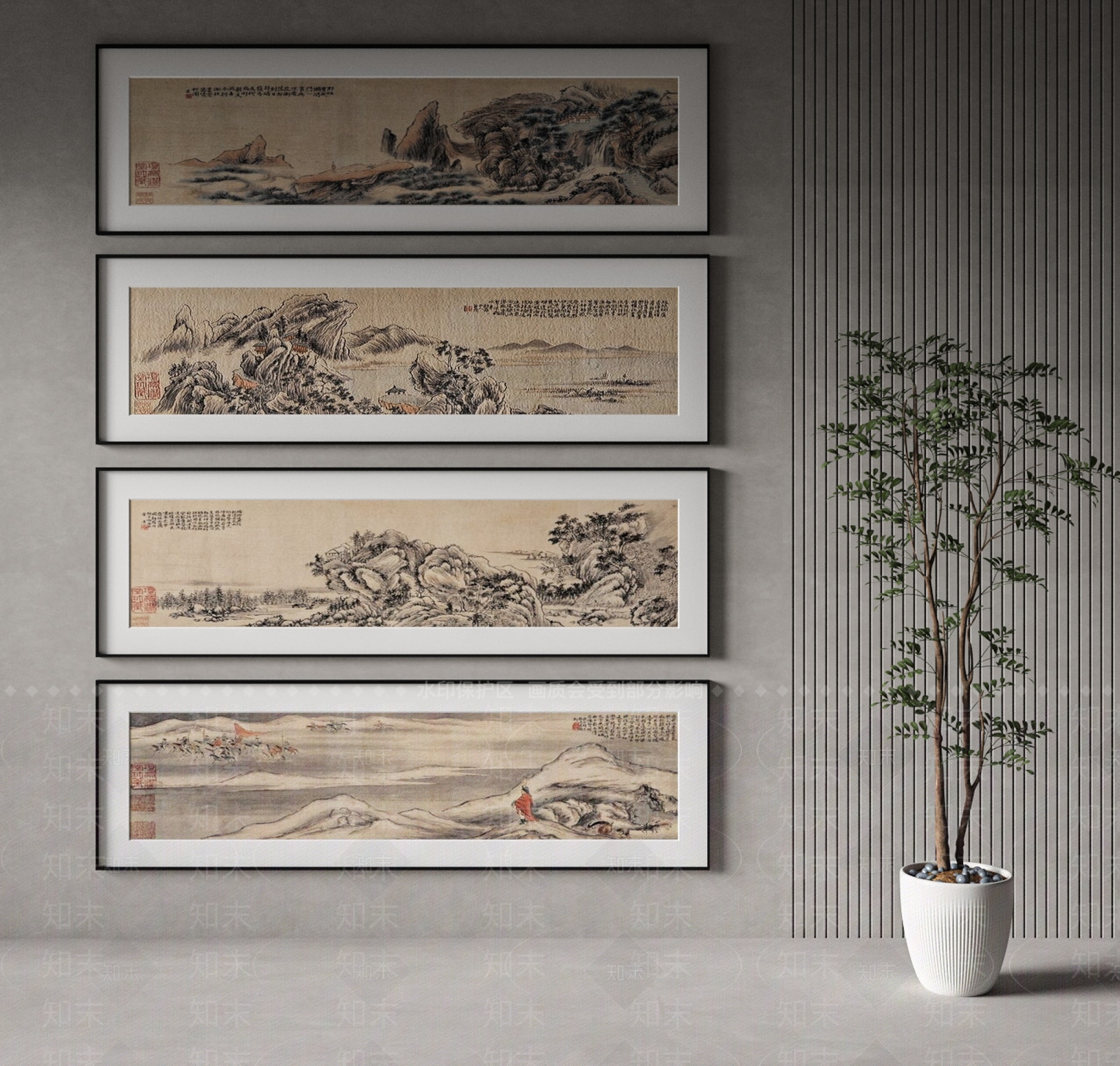 中式新中式挂件3D模型下载【ID:1190193933】
