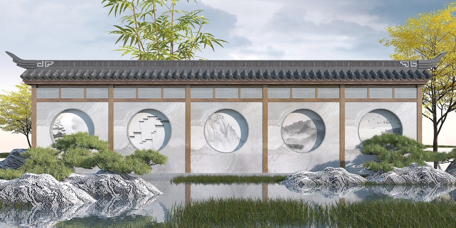 现代其他景观小品3D模型下载【ID:1190207932】