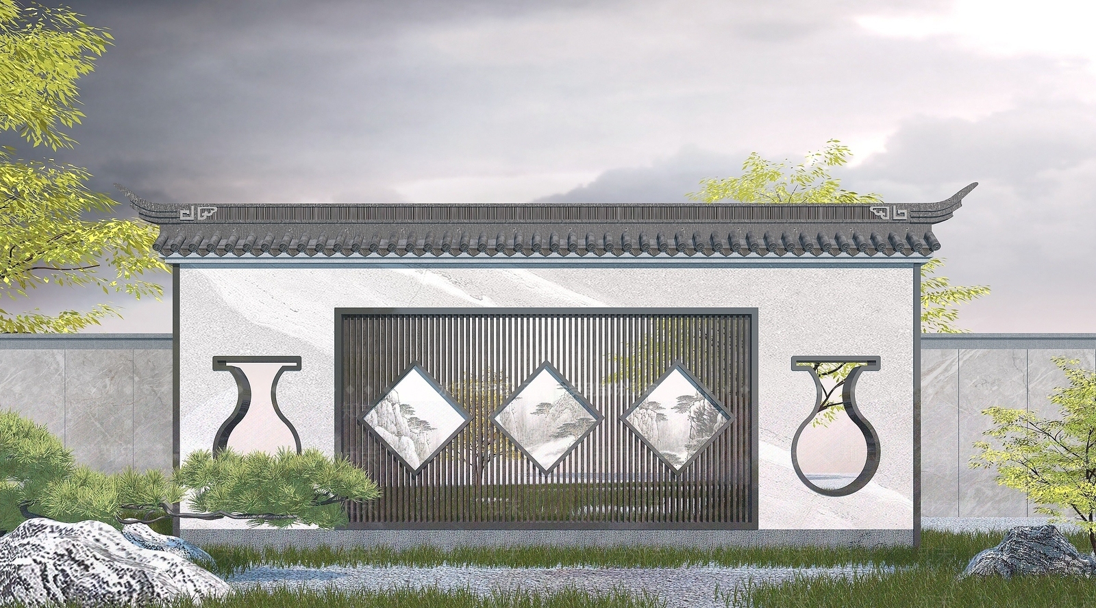 现代其他景观小品3D模型下载【ID:1190209843】