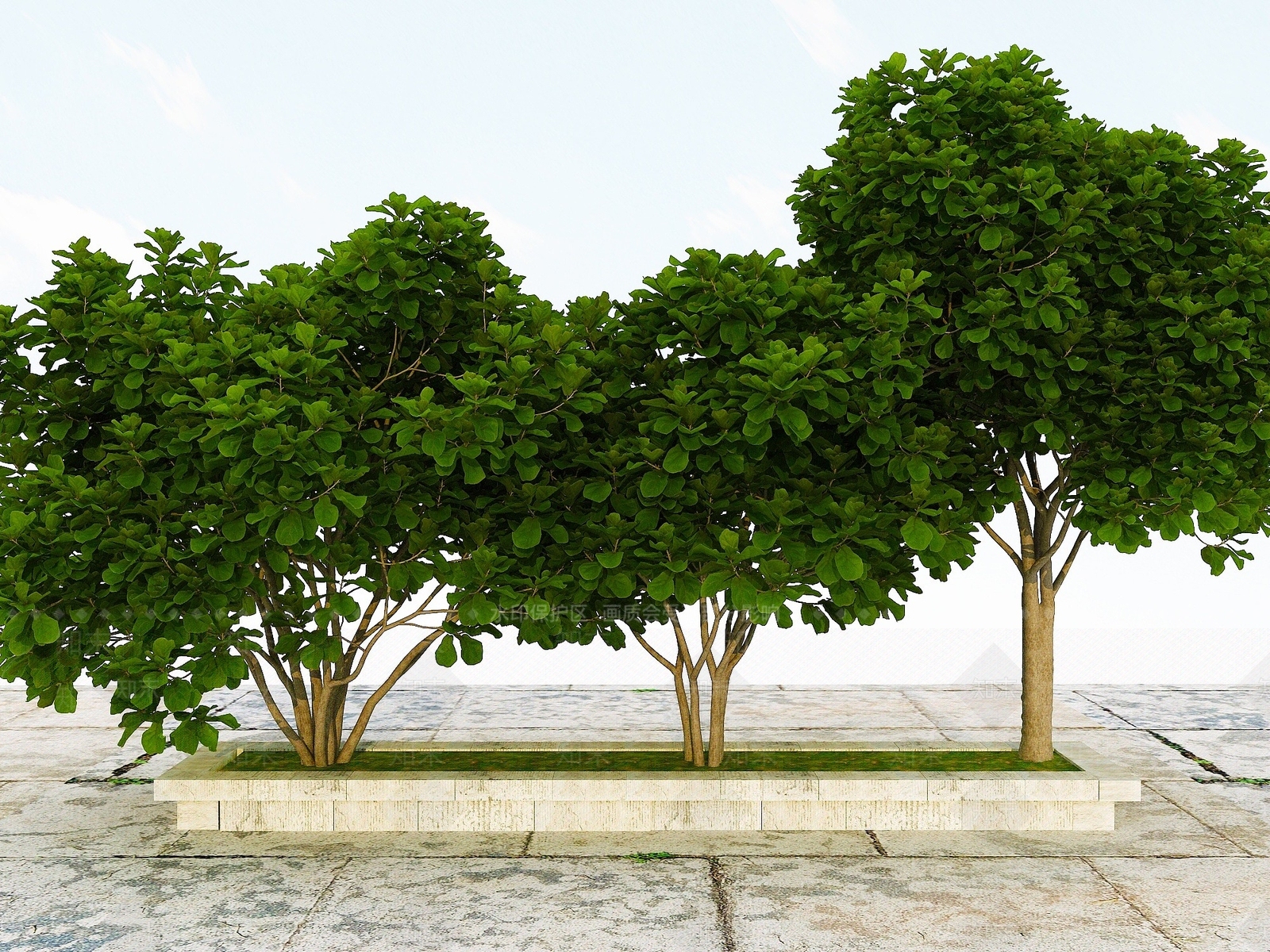 现代办公桌3D模型下载【ID:1190211920】