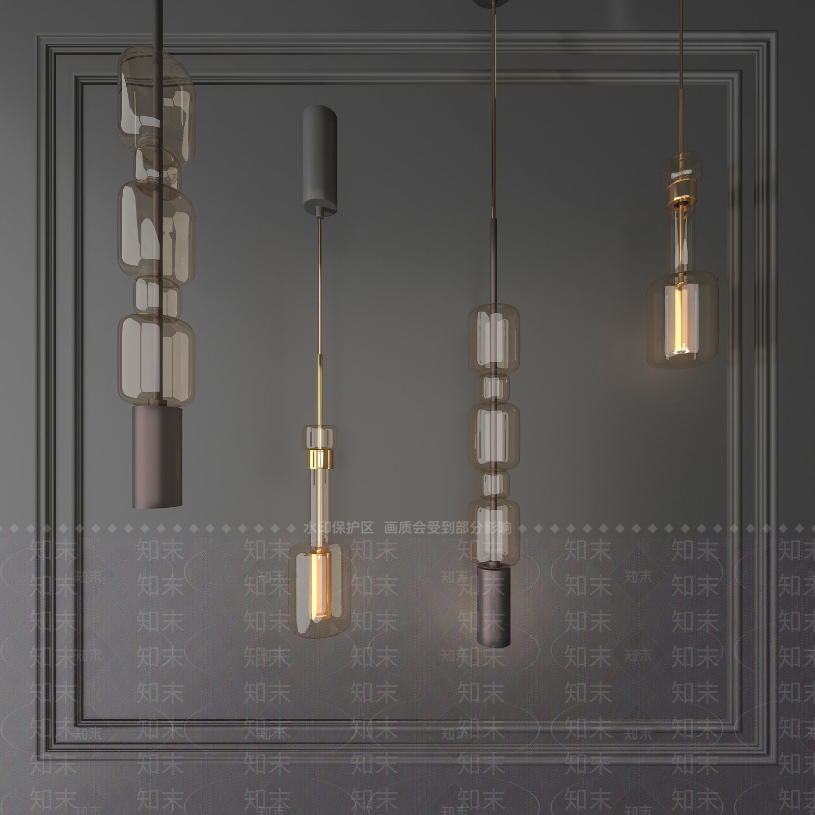 现代封闭式厨房3D模型下载【ID:1200105243】