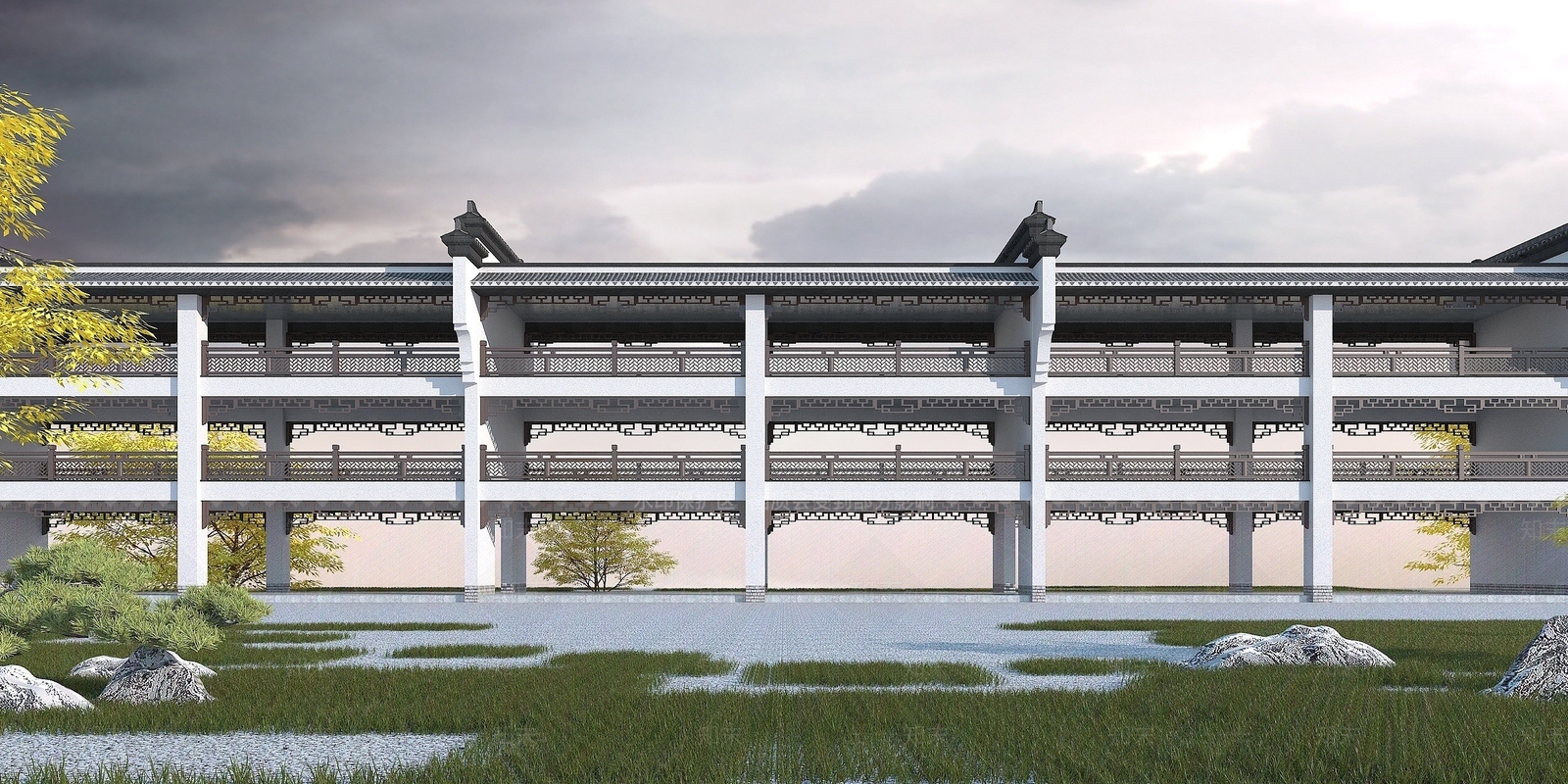 现代其他景观小品3D模型下载【ID:1190217074】