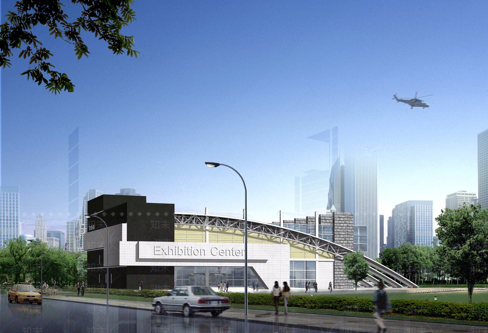 现代其他文体建筑3D模型下载【ID:1190220898】