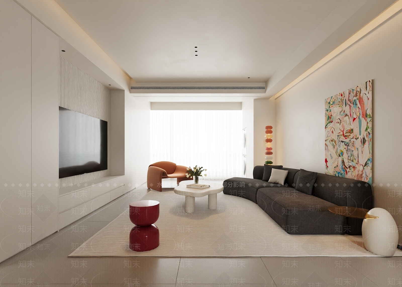 现代客餐厅3D模型下载【ID:1215083375】