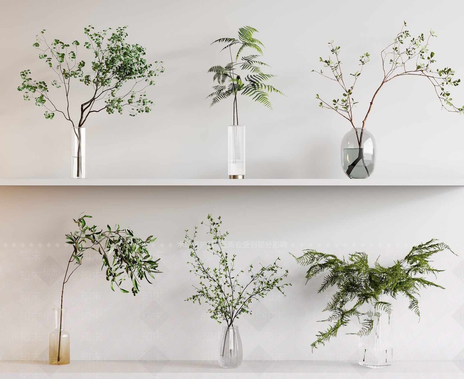 水生植物3D模型下载【ID:1190235707】