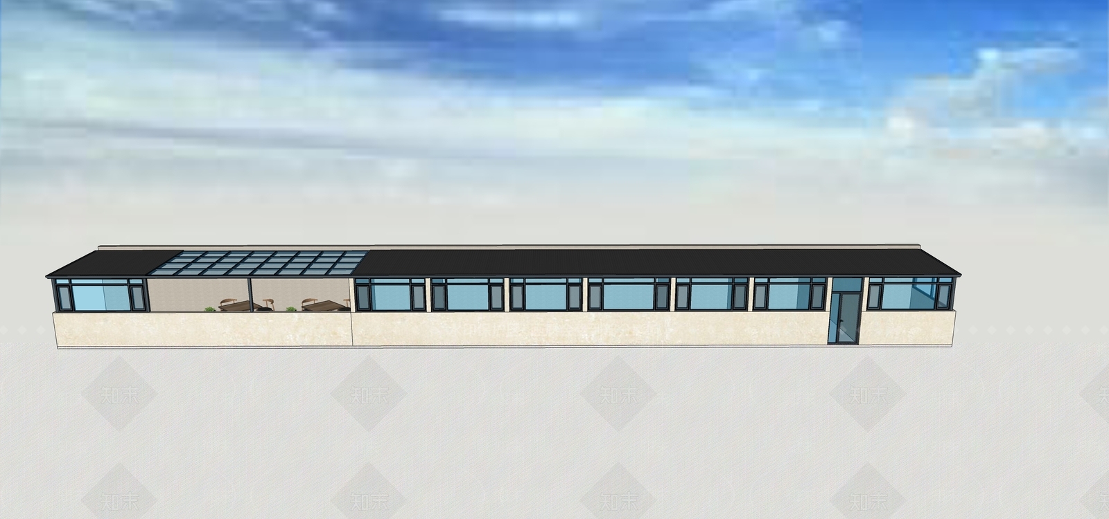 现代儿童活动空间SU模型下载【ID:1190236065】