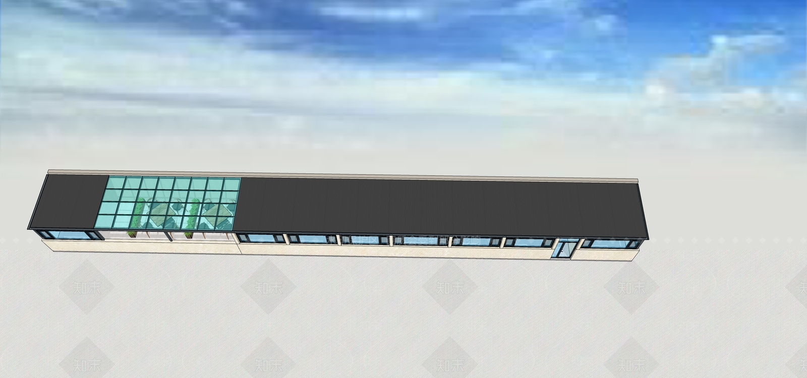 现代儿童活动空间SU模型下载【ID:1190236065】