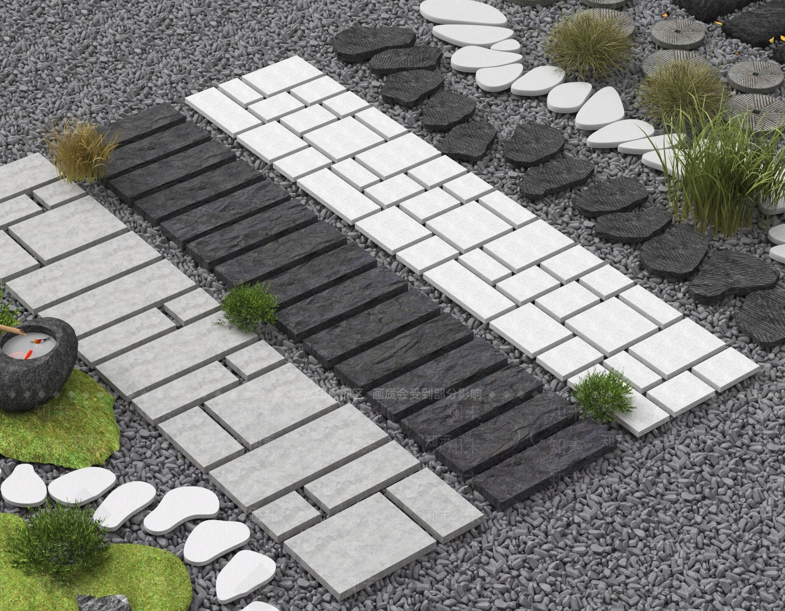 现代其他景观小品3D模型下载【ID:1190237835】