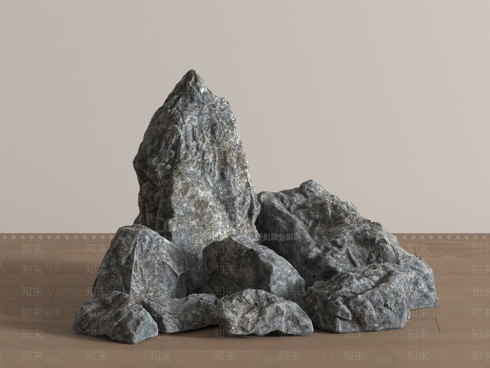 石头3D模型下载【ID:1190239009】