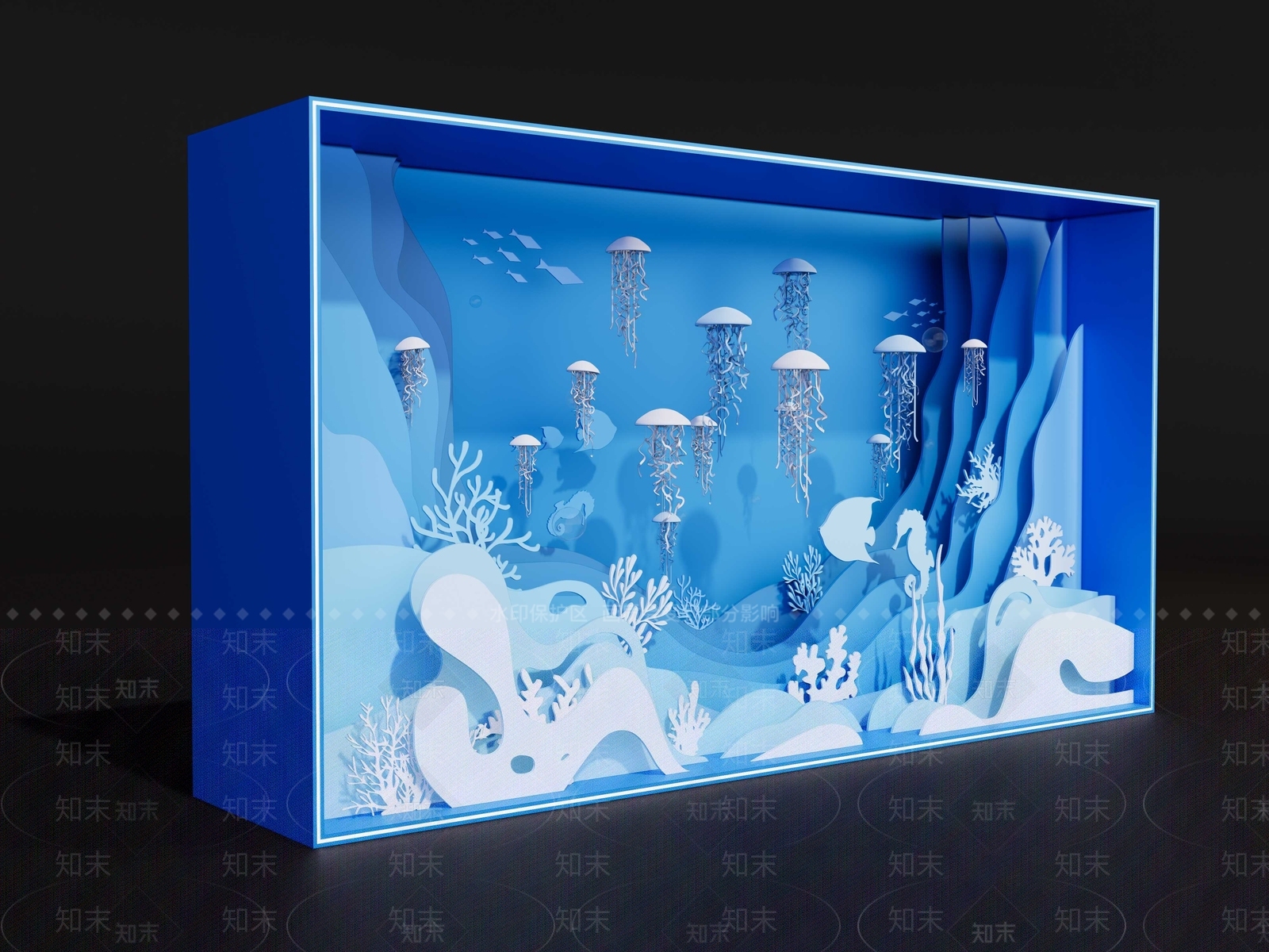 现代橱窗SU模型下载【ID:1190244620】