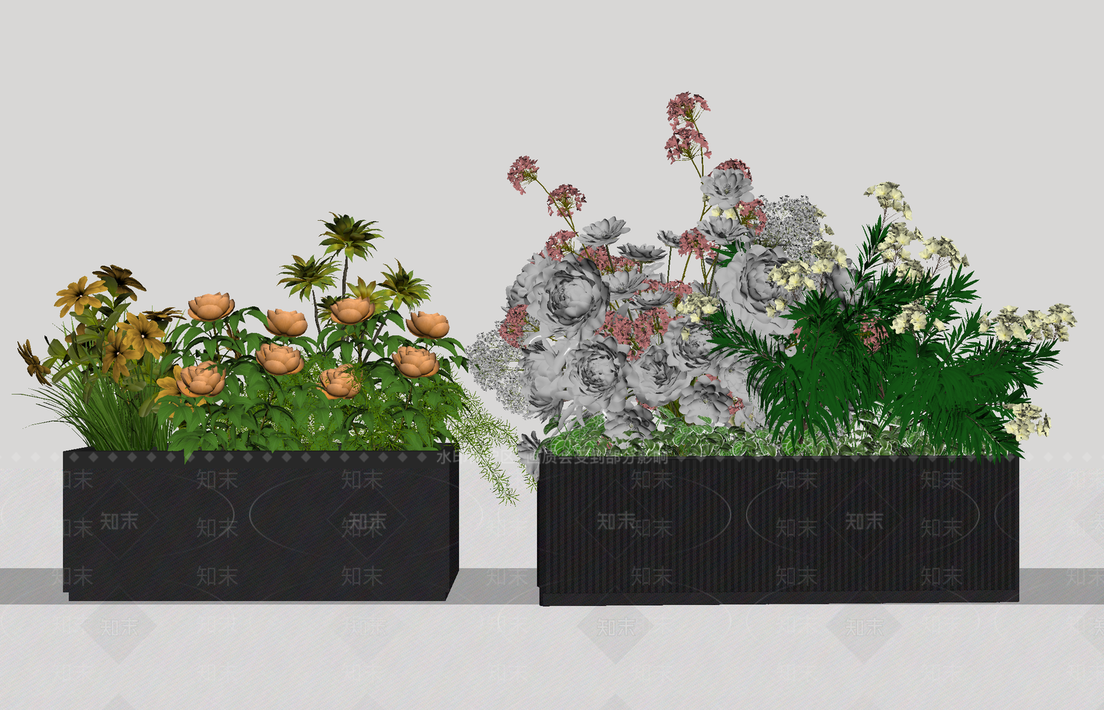 花草SU模型下载【ID:1190244996】