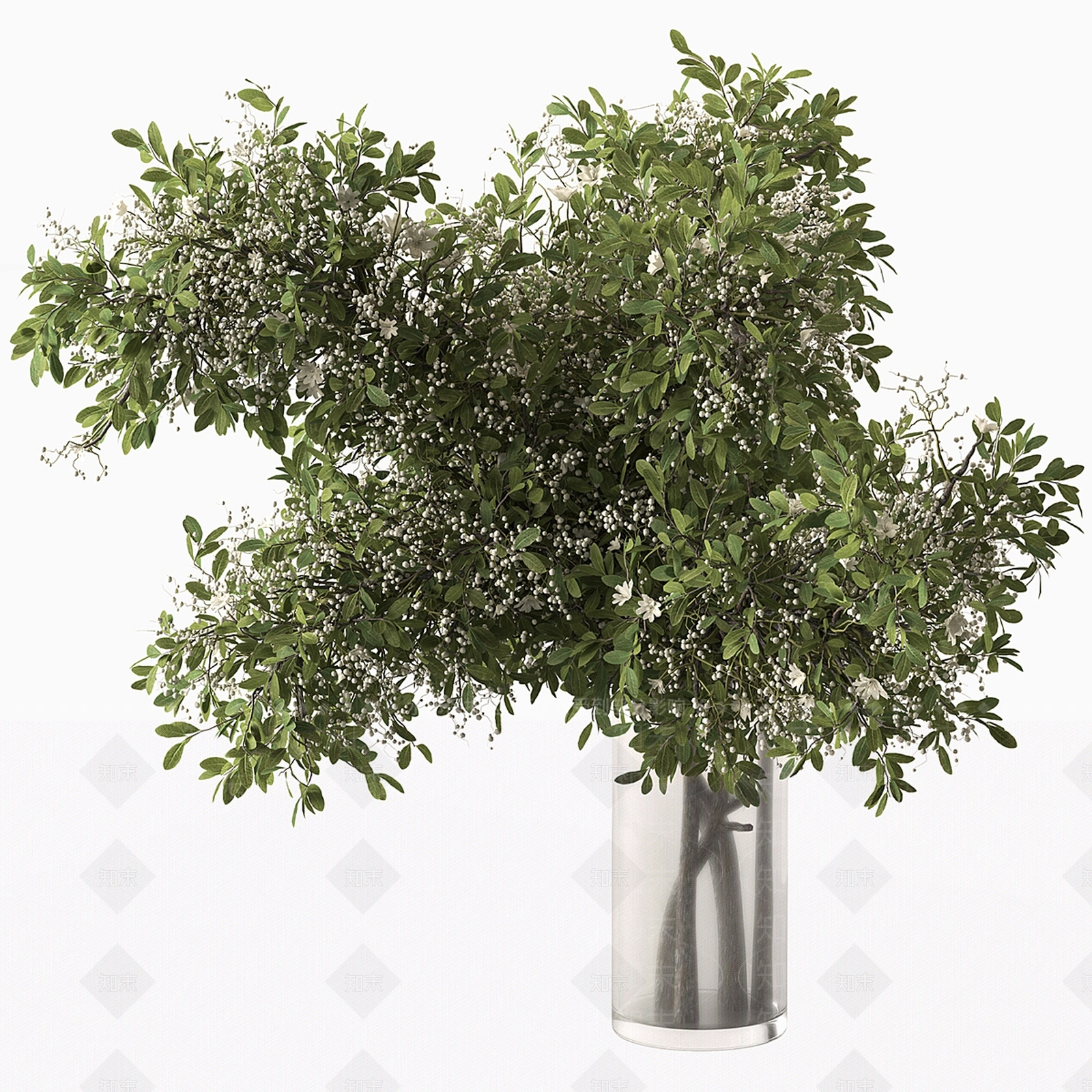 花草组合3D模型下载【ID:1190247192】