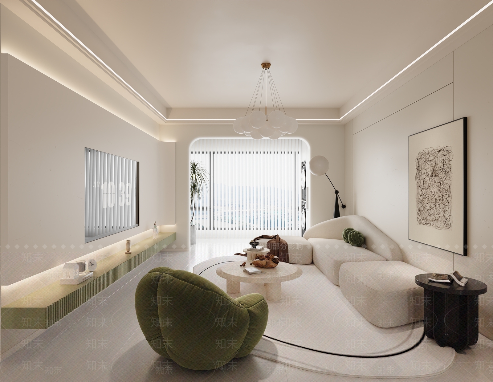 现代家居餐厅3D模型下载【ID:1215083663】