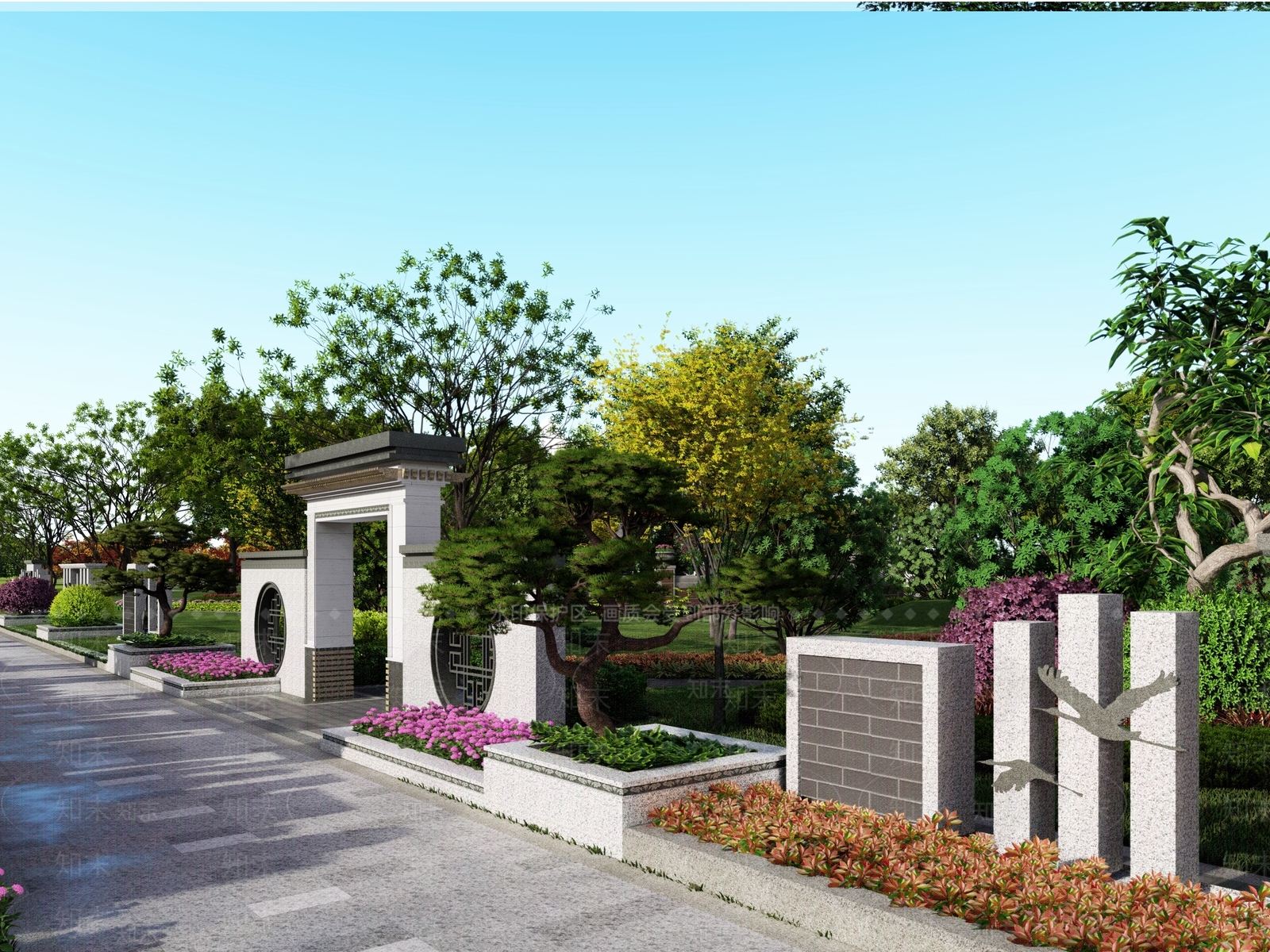 新中式其他景观小建筑SU模型下载【ID:1190251721】