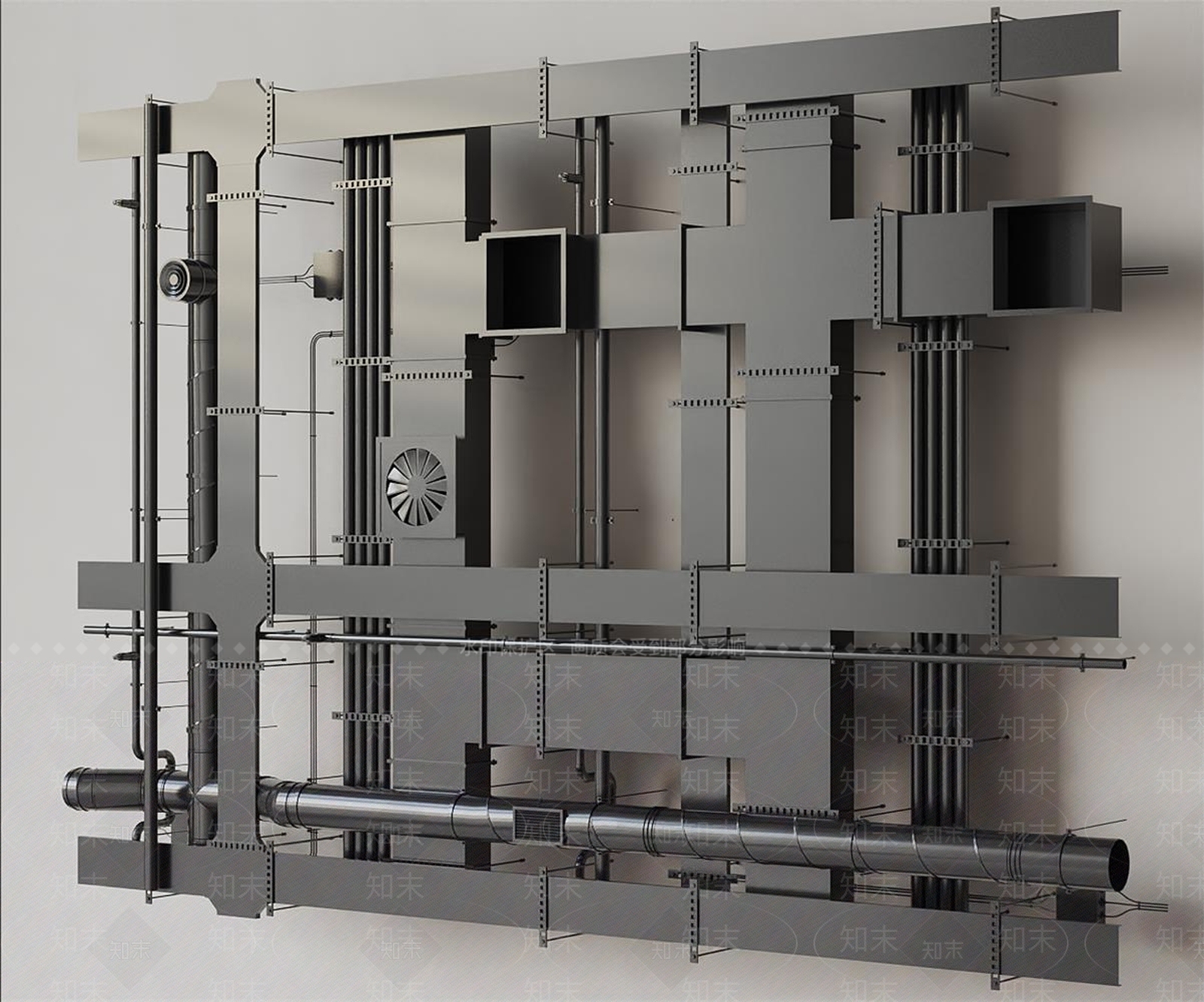 管道3D模型下载【ID:1190252426】
