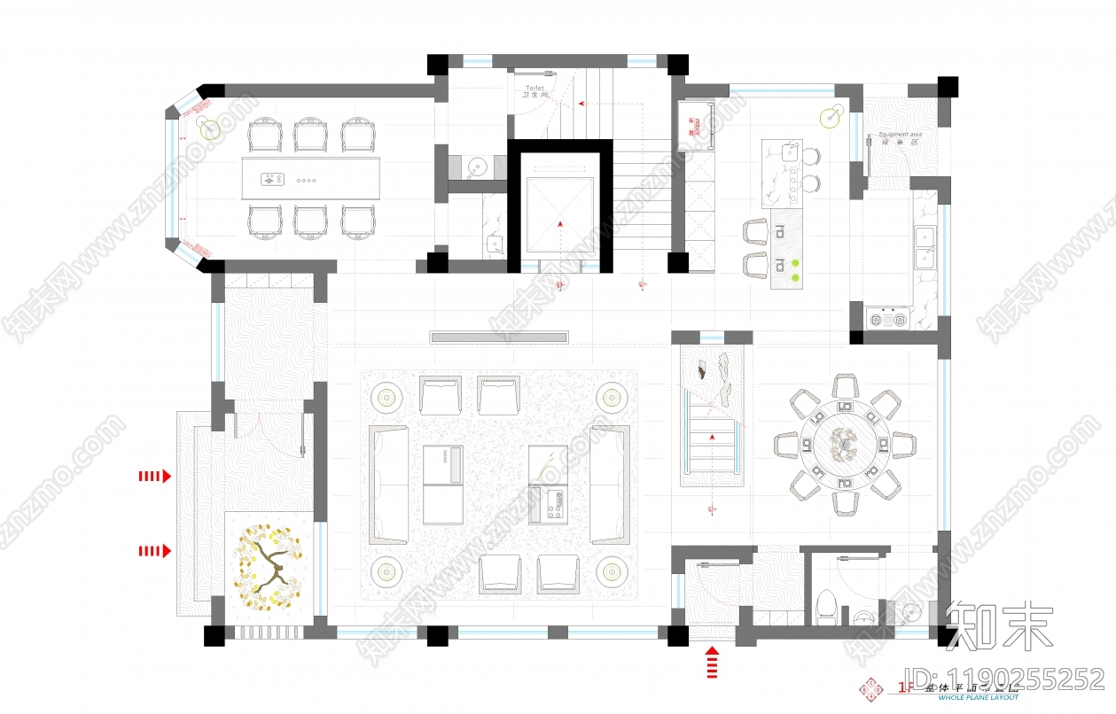 别墅施工图下载【ID:1190255252】