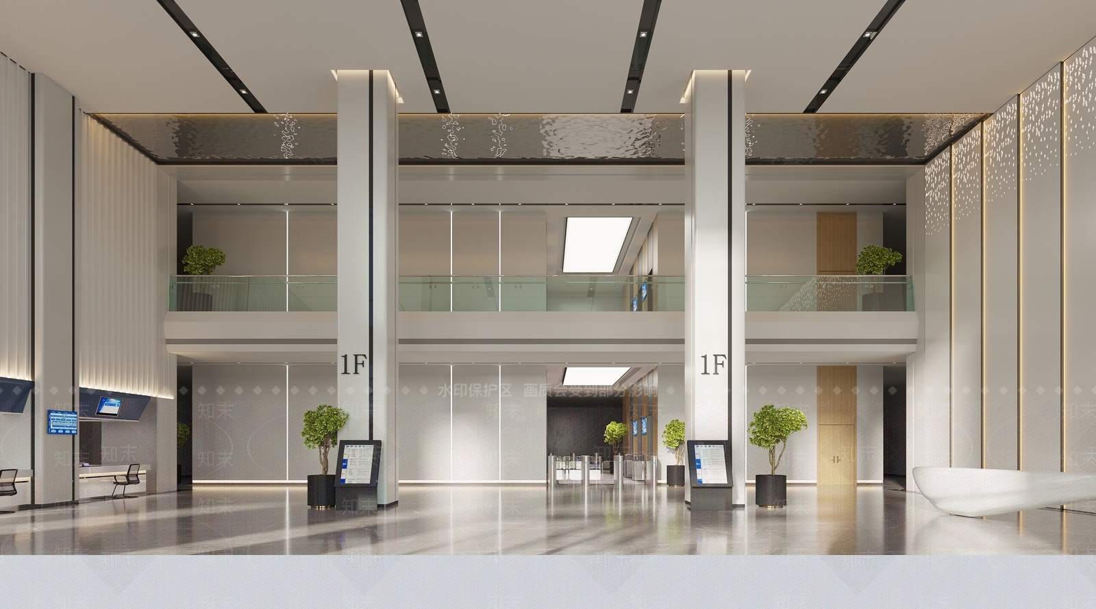 现代大厅3D模型下载【ID:1190272771】_知末3d模型网