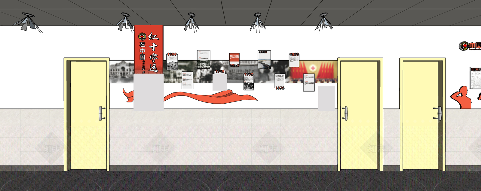 现代其他公共空间SU模型下载【ID:1190263632】