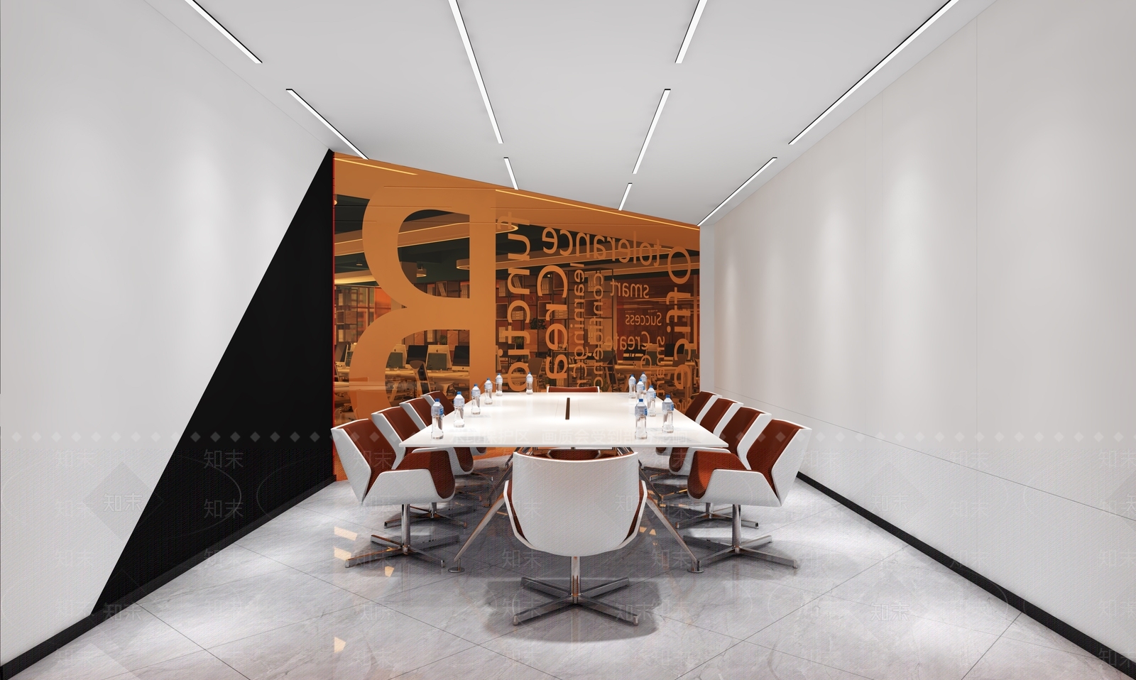 现代会议室3D模型下载【ID:1190263492】