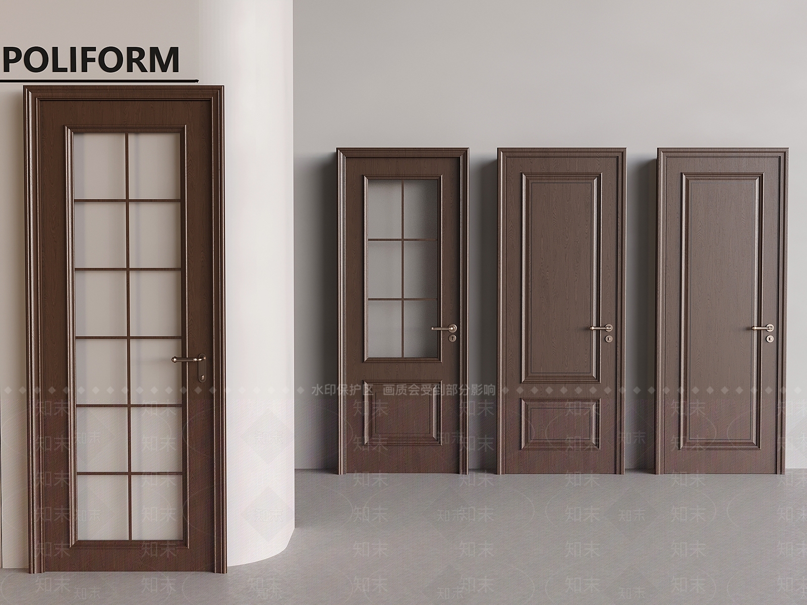 法式中古单开门3D模型下载【ID:1190265460】