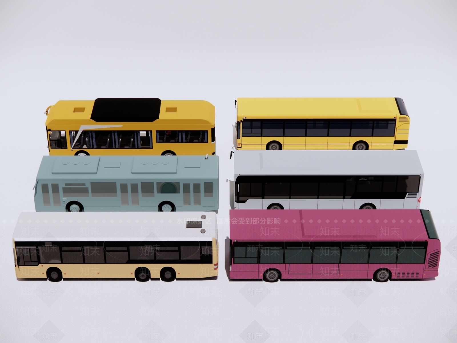 大巴SU模型下载【ID:1190266411】