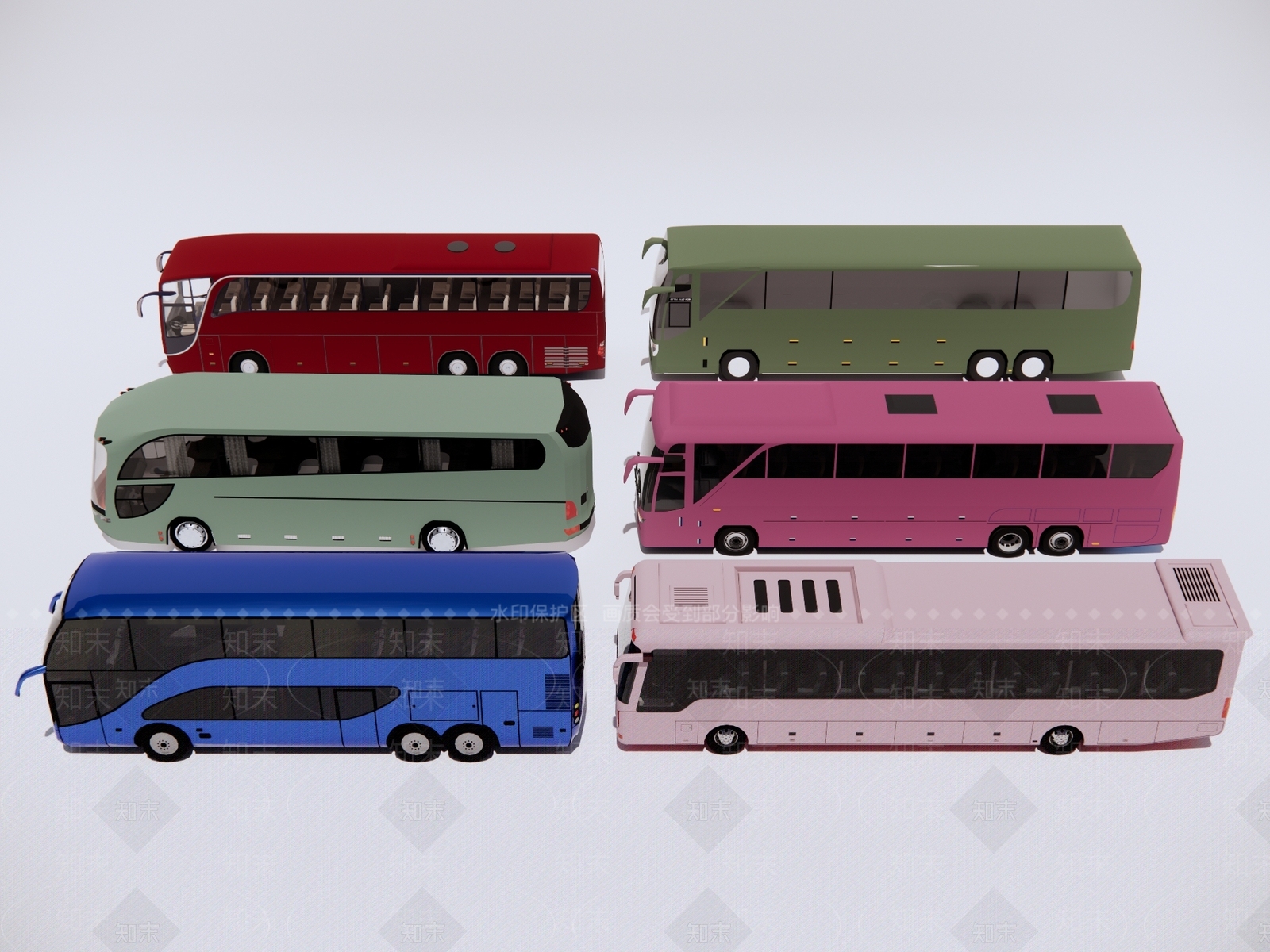 大巴SU模型下载【ID:1190267518】