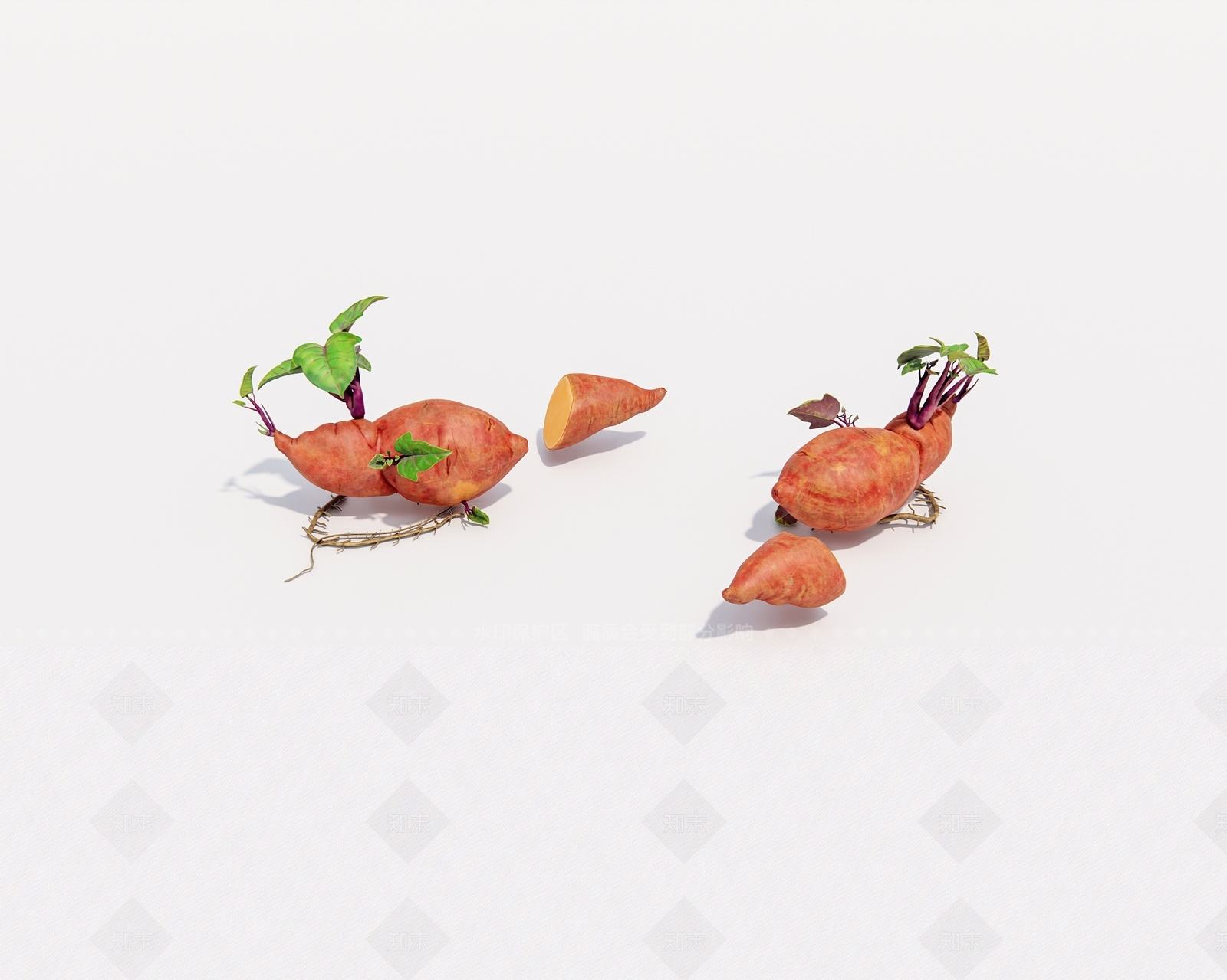 水果蔬菜SU模型下载【ID:1190267407】