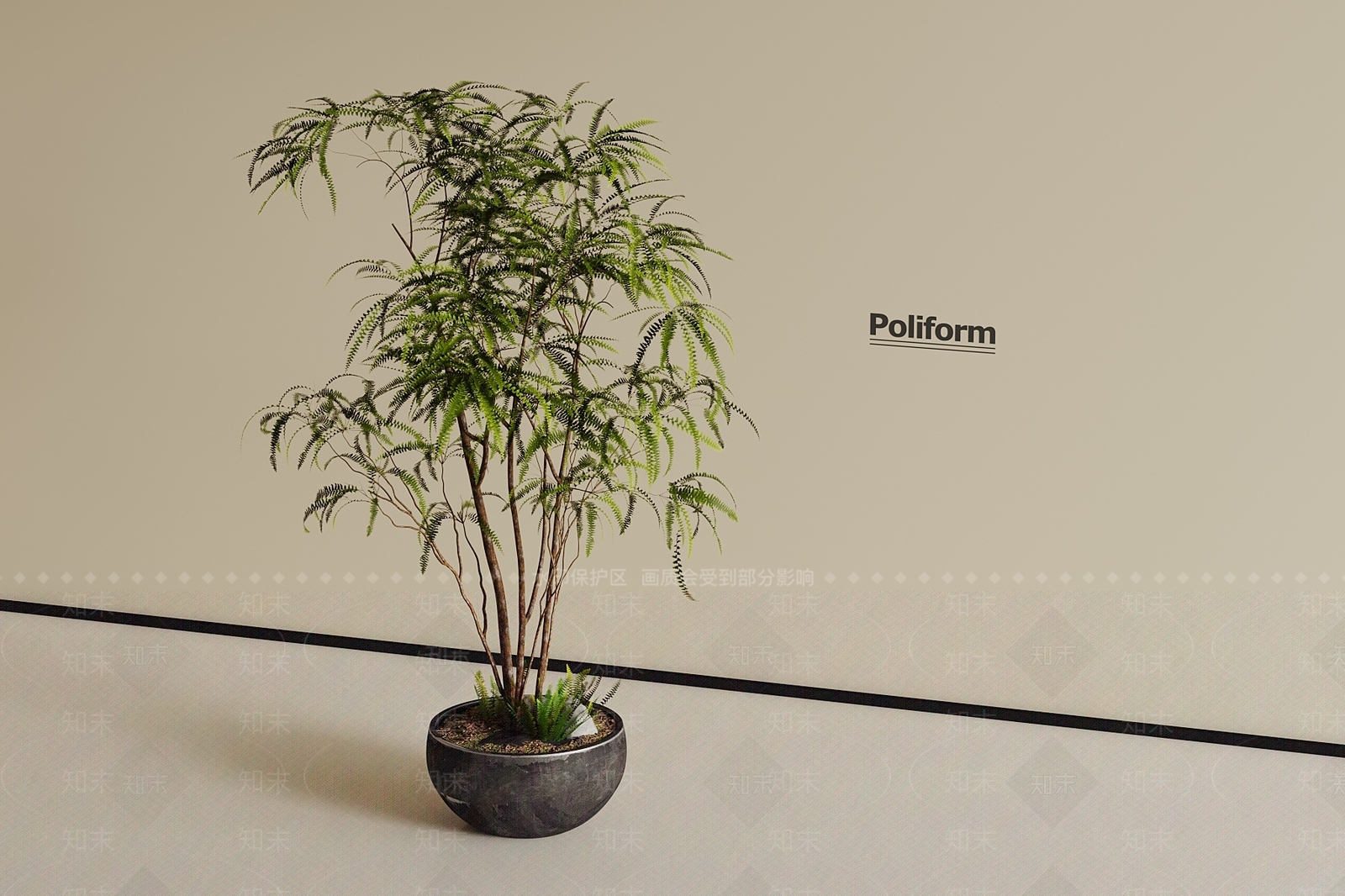 盆栽3D模型下载【ID:1190268722】