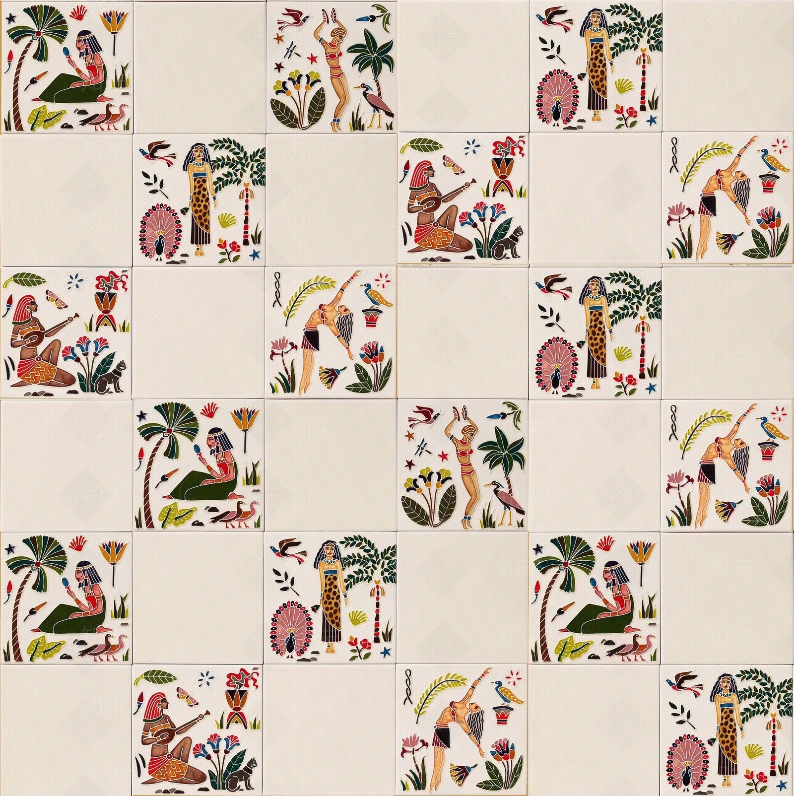 复古方砖贴图下载【ID:1190269372】