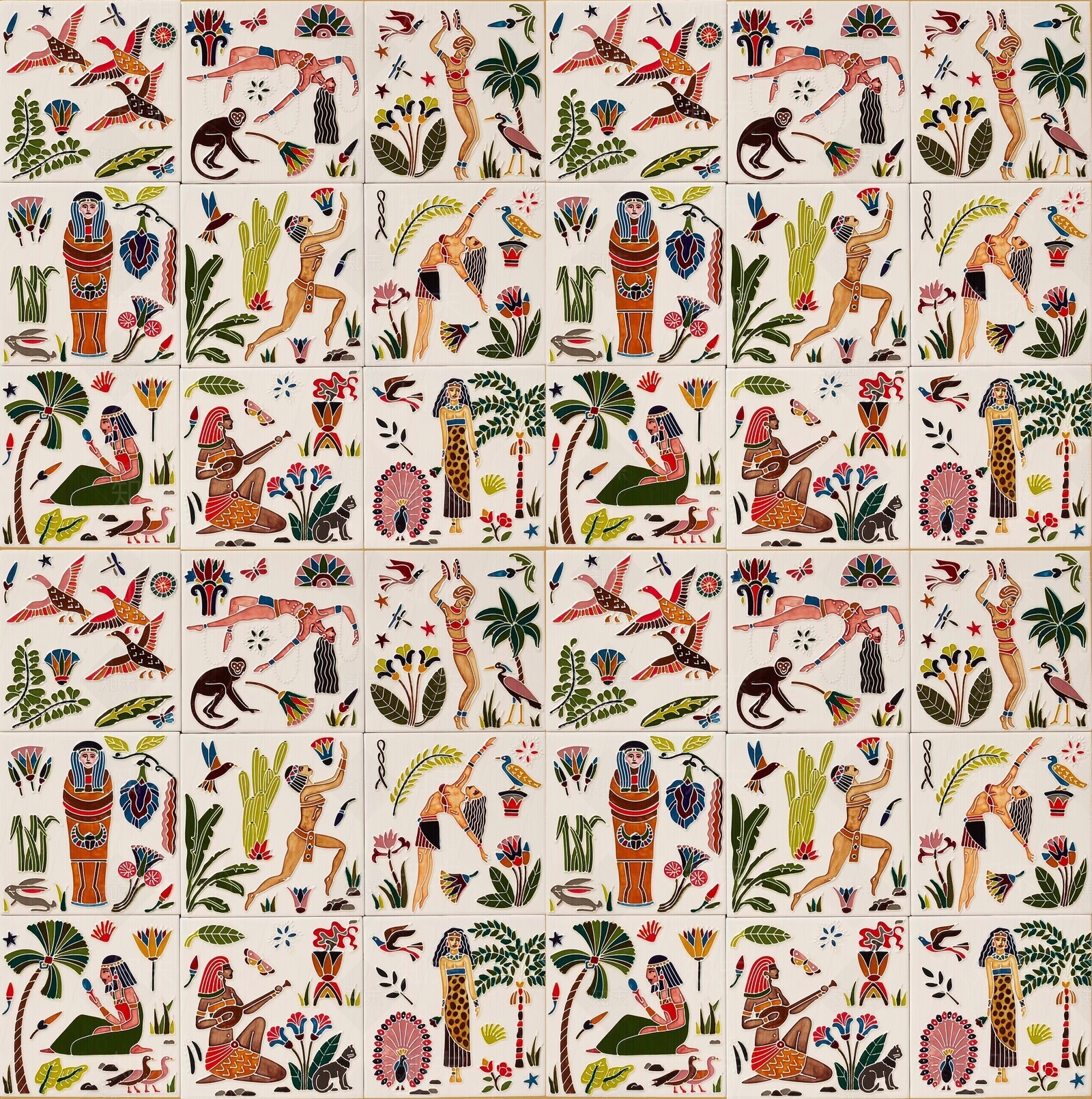 复古方砖贴图下载【ID:1190269487】