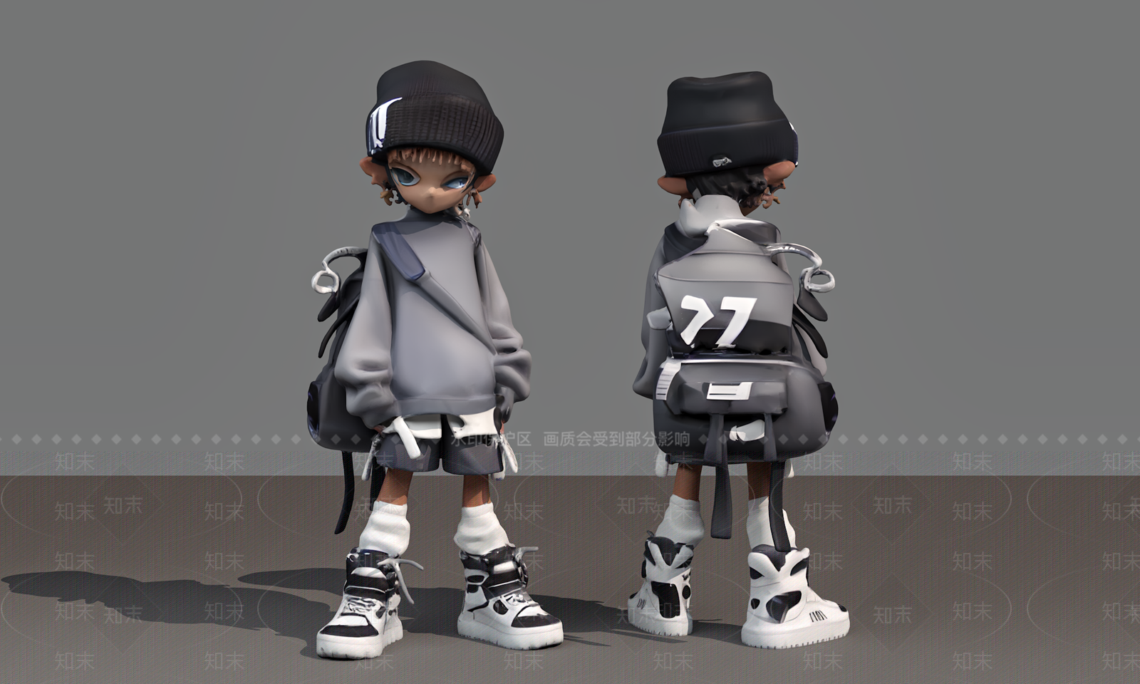 女人3D模型下载【ID:1190269840】