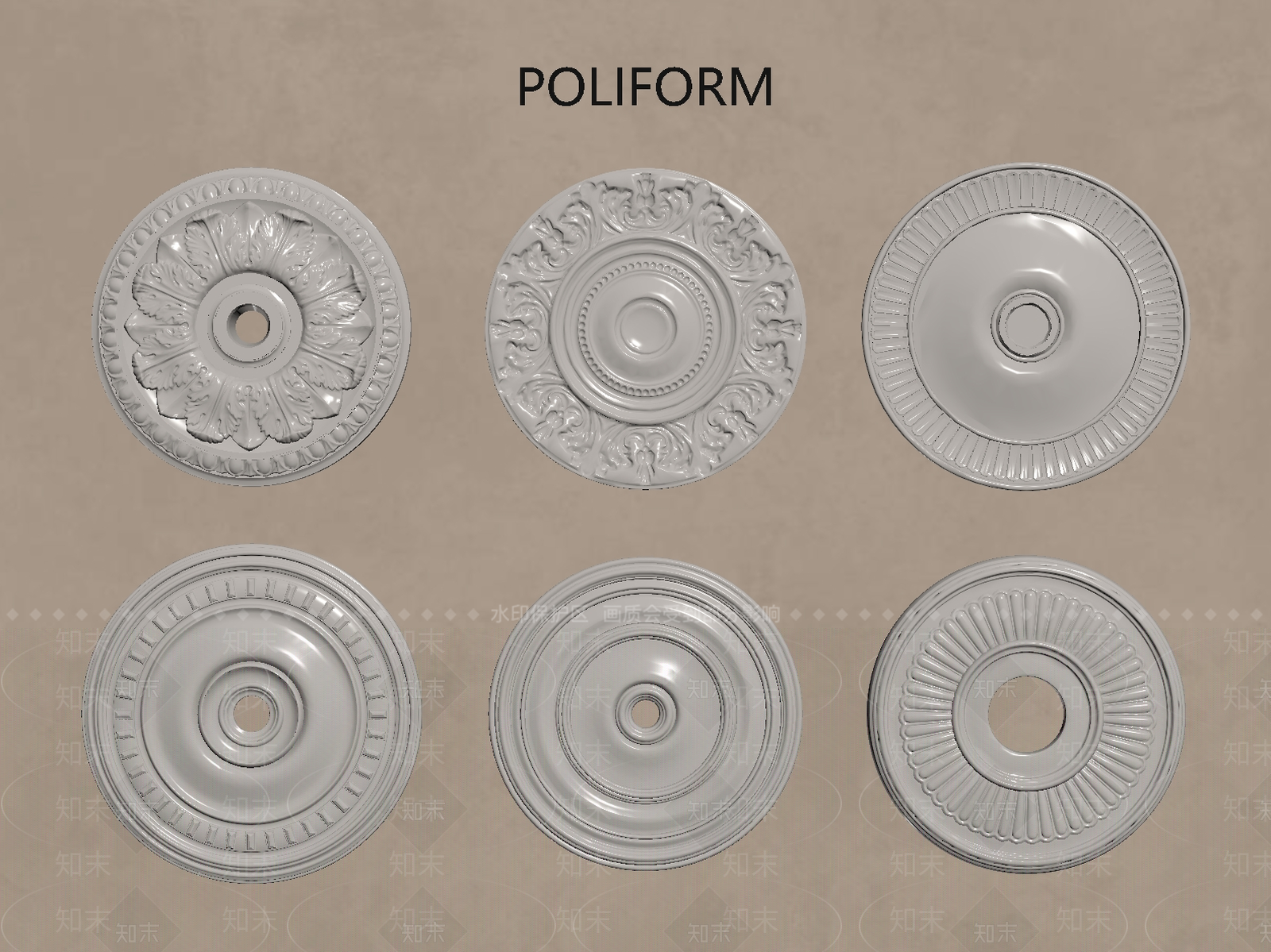 欧式法式雕花SU模型下载【ID:1190277836】
