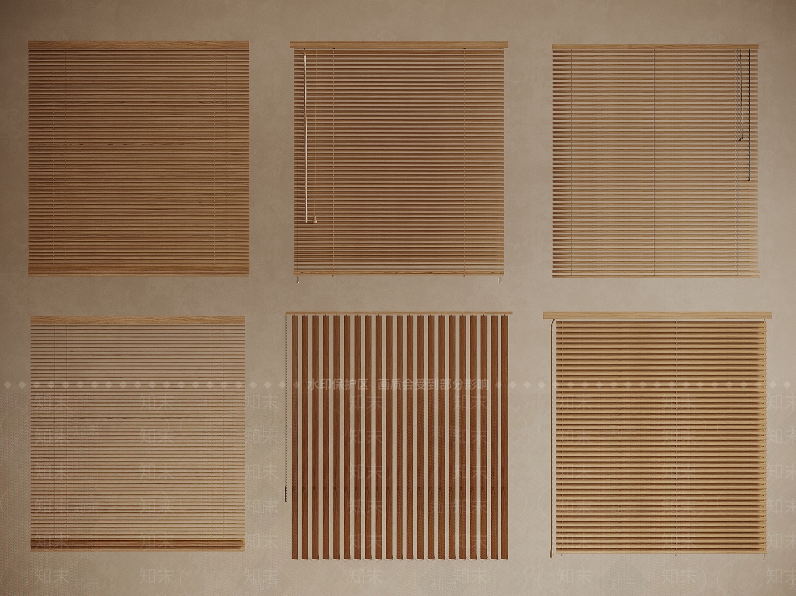 中式中古窗帘SU模型下载【ID:1190279013】