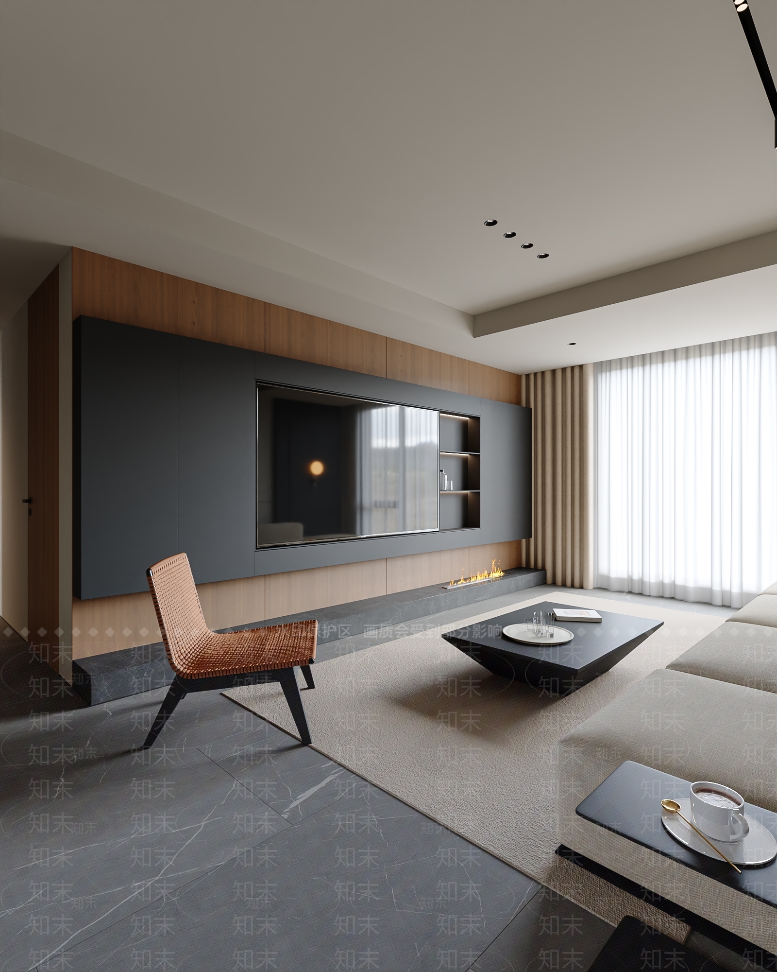 现代开放式厨房3D模型下载【ID:1215084181】