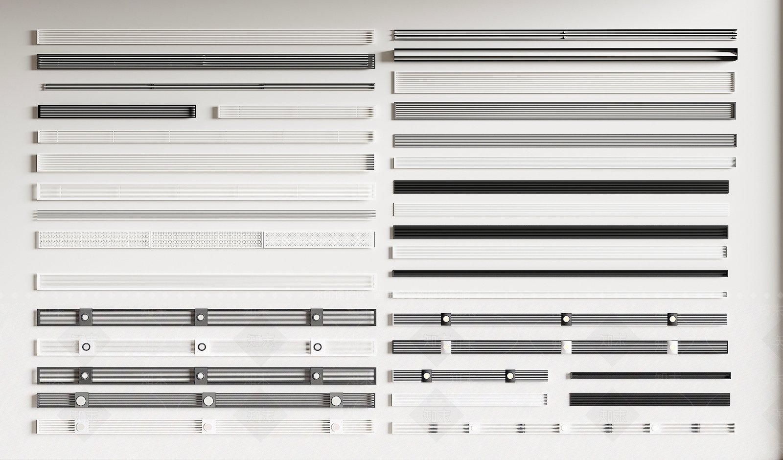 空调出风口3D模型下载【ID:1190283602】