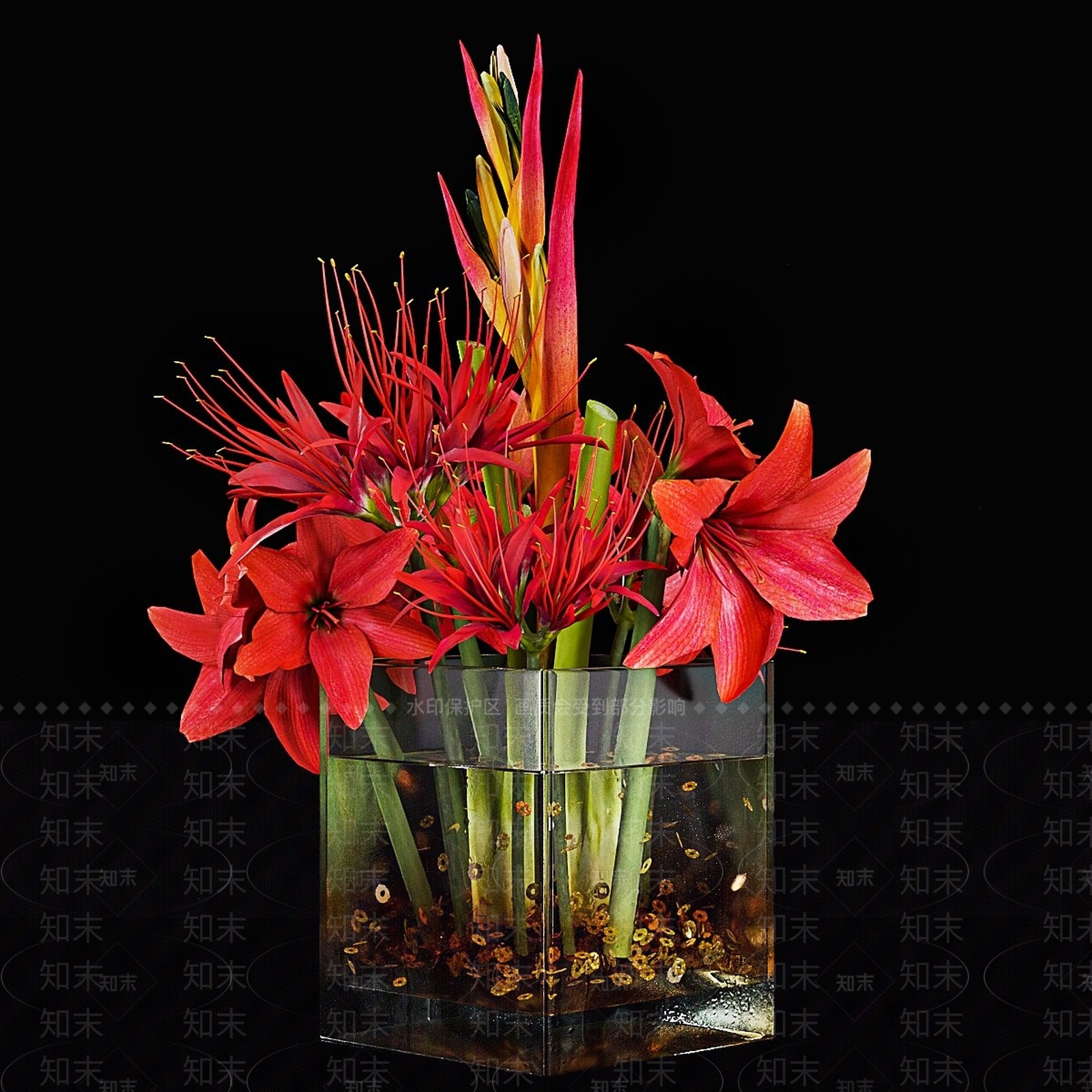 花艺3D模型下载【ID:1190284975】
