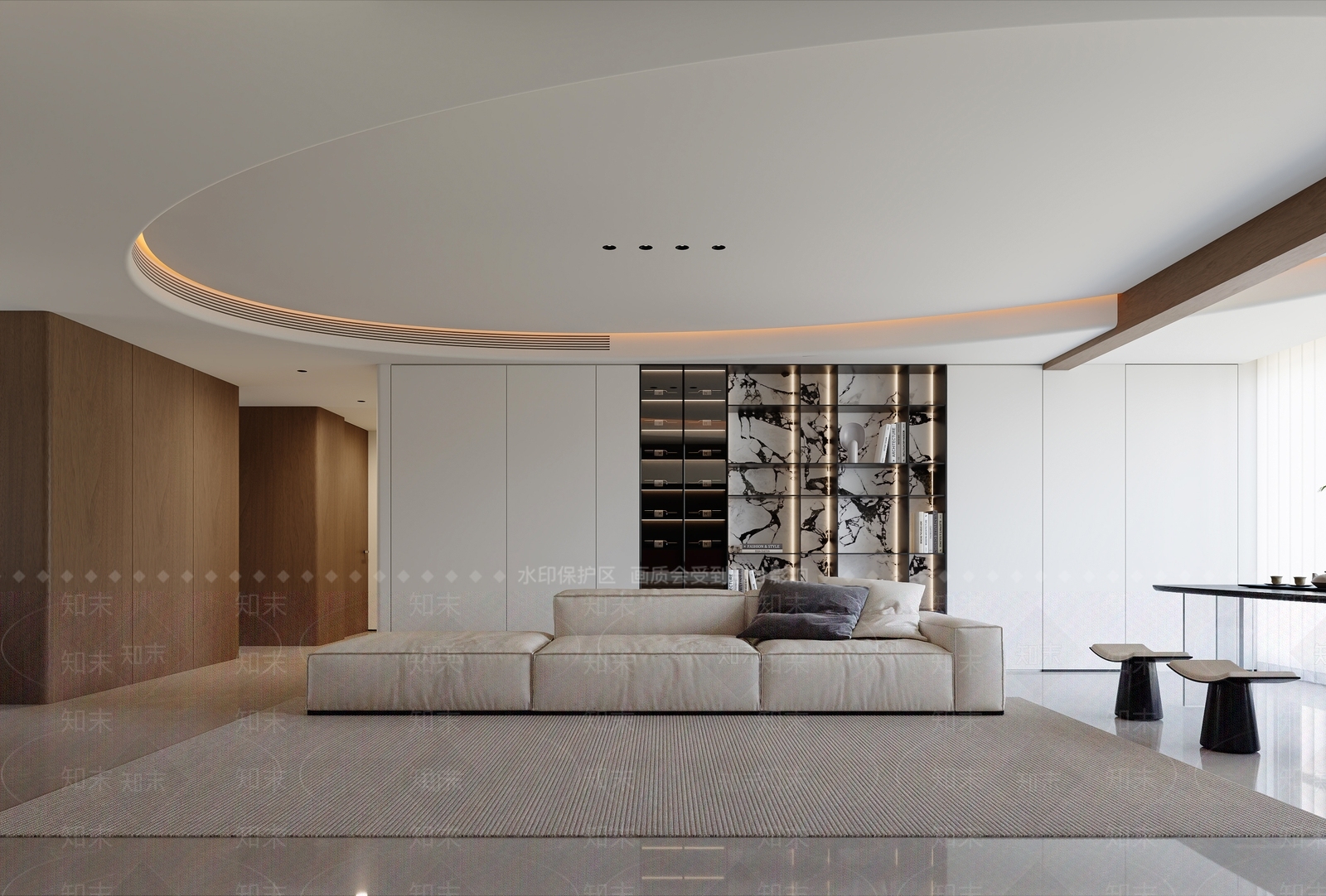 现代客餐厅3D模型下载【ID:1190291925】