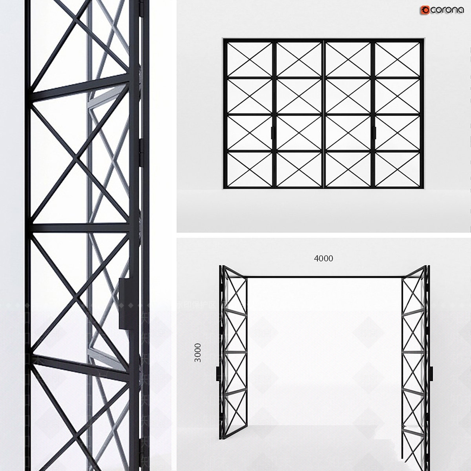 其他门3D模型下载【ID:1190298013】