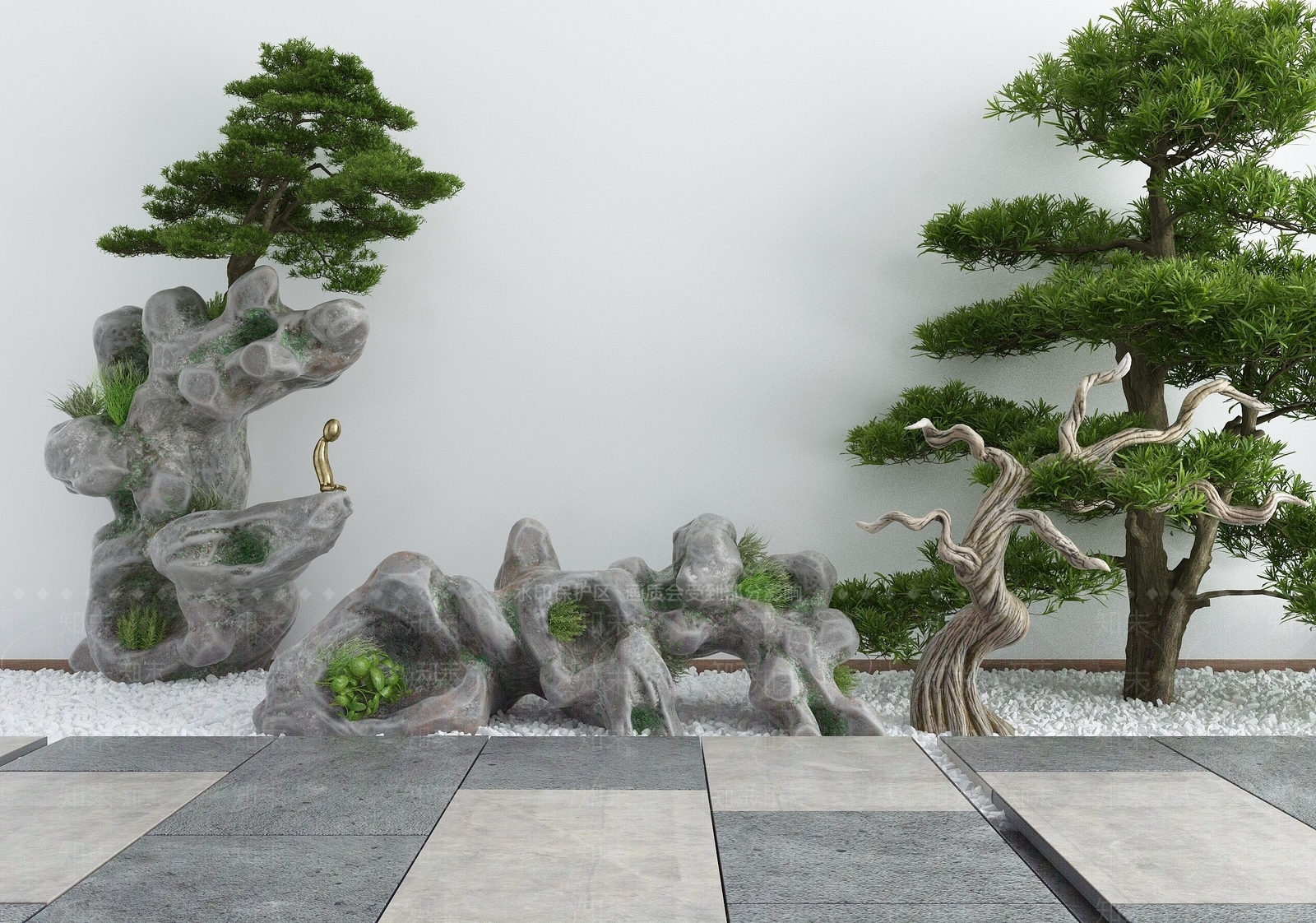 现代其他景观小品3D模型下载【ID:1190312788】