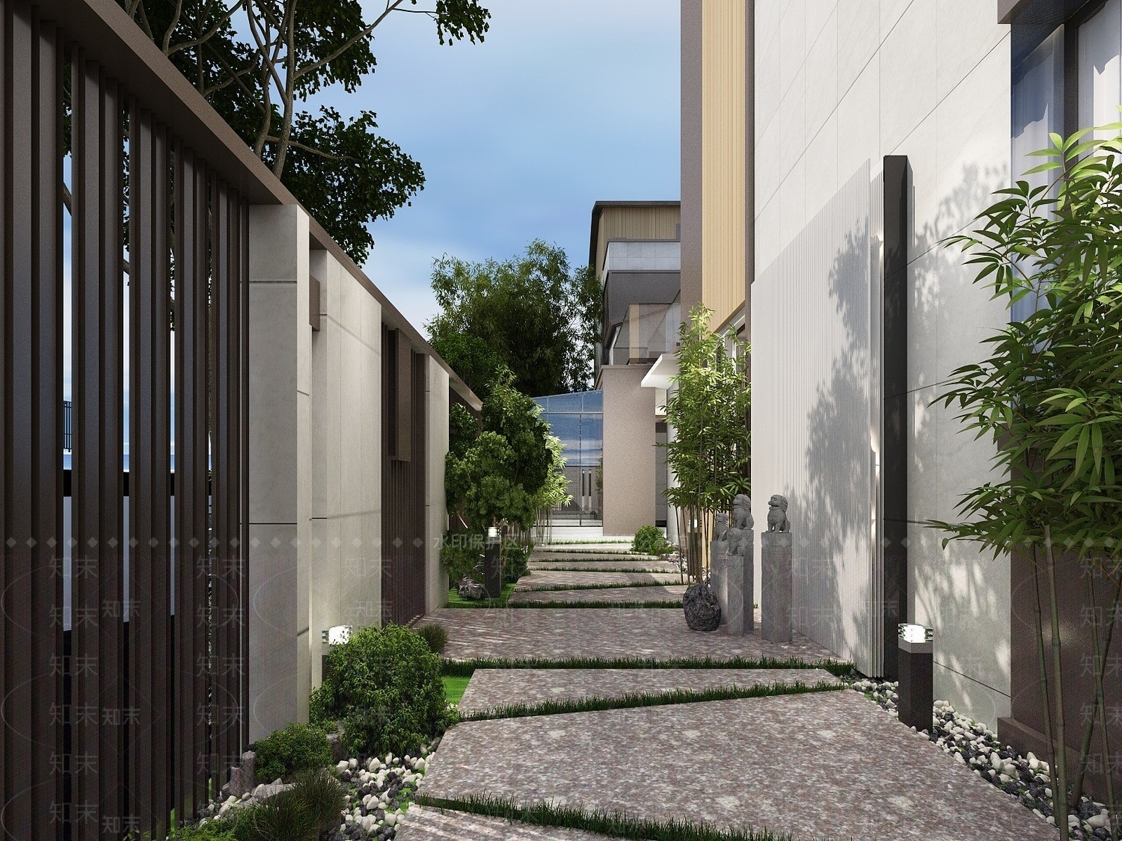 现代其他景观小品3D模型下载【ID:1190313107】