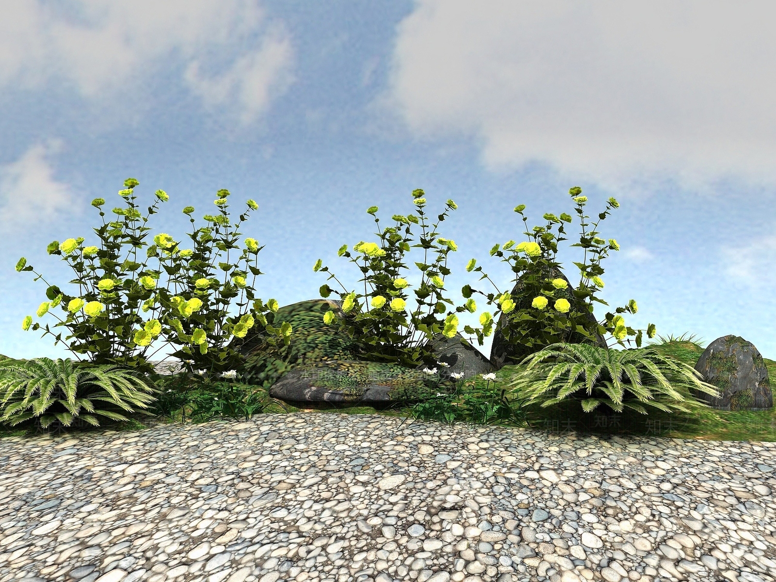 现代办公桌3D模型下载【ID:1190316150】