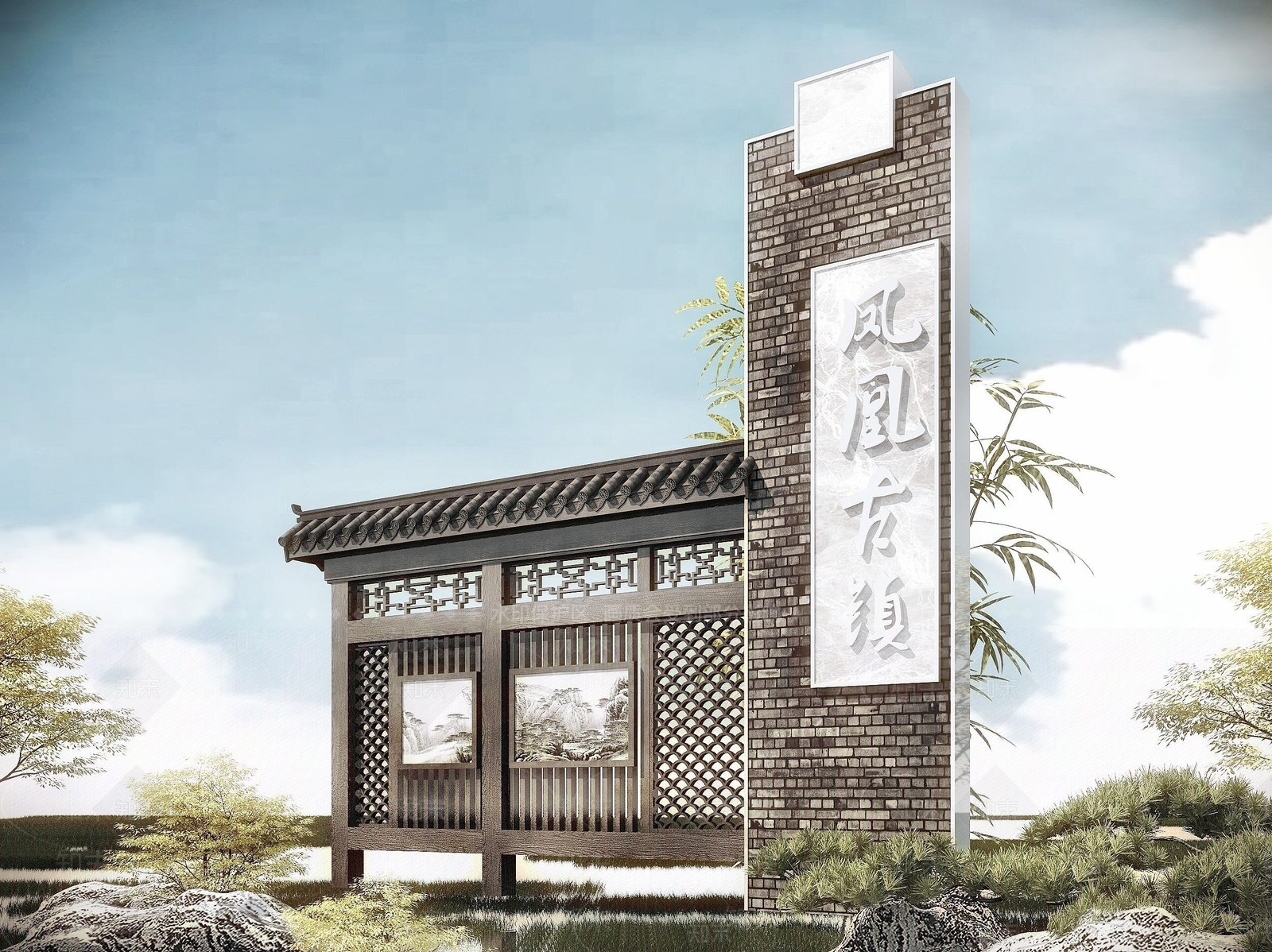 现代其他景观小品3D模型下载【ID:1190317738】