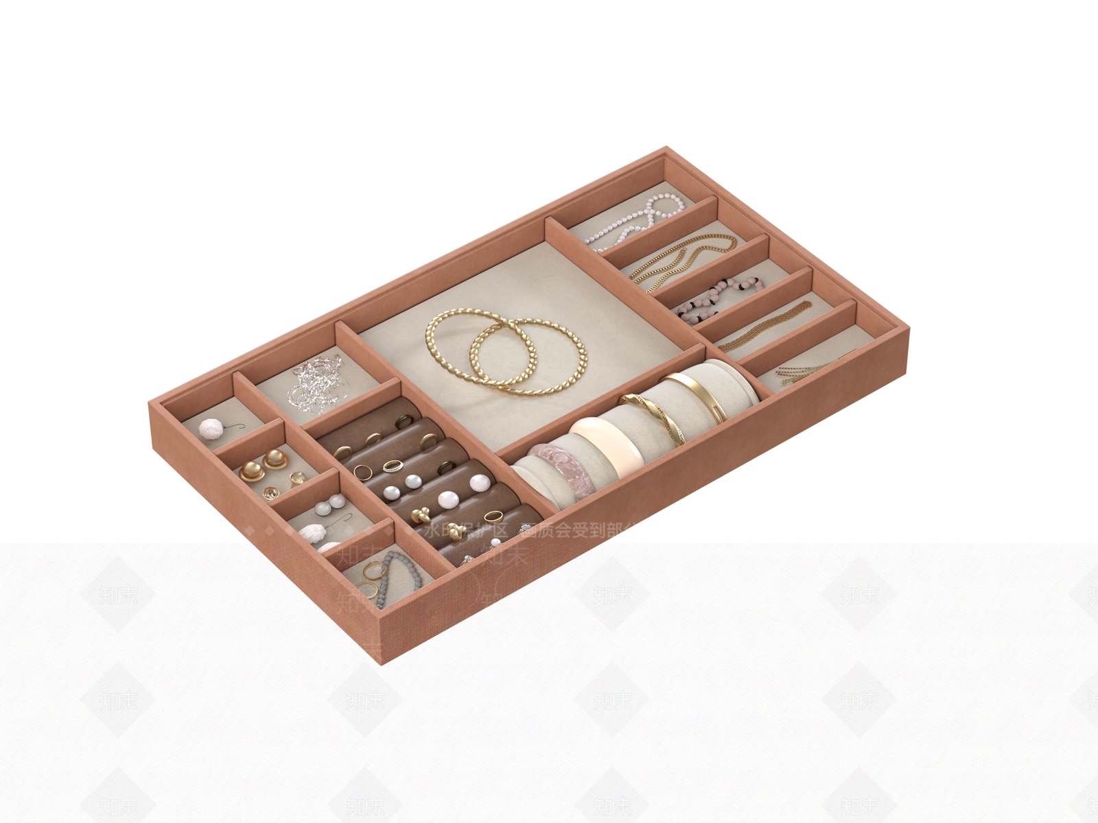 现代首饰柜3D模型下载【ID:1190319123】