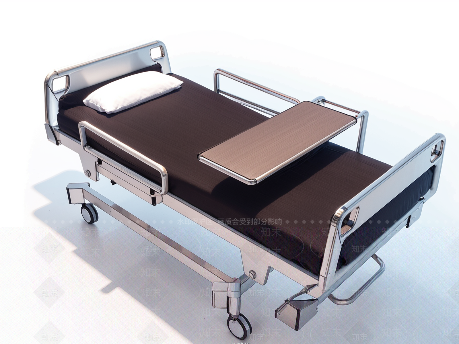 现代单人床SU模型下载【ID:1190326480】