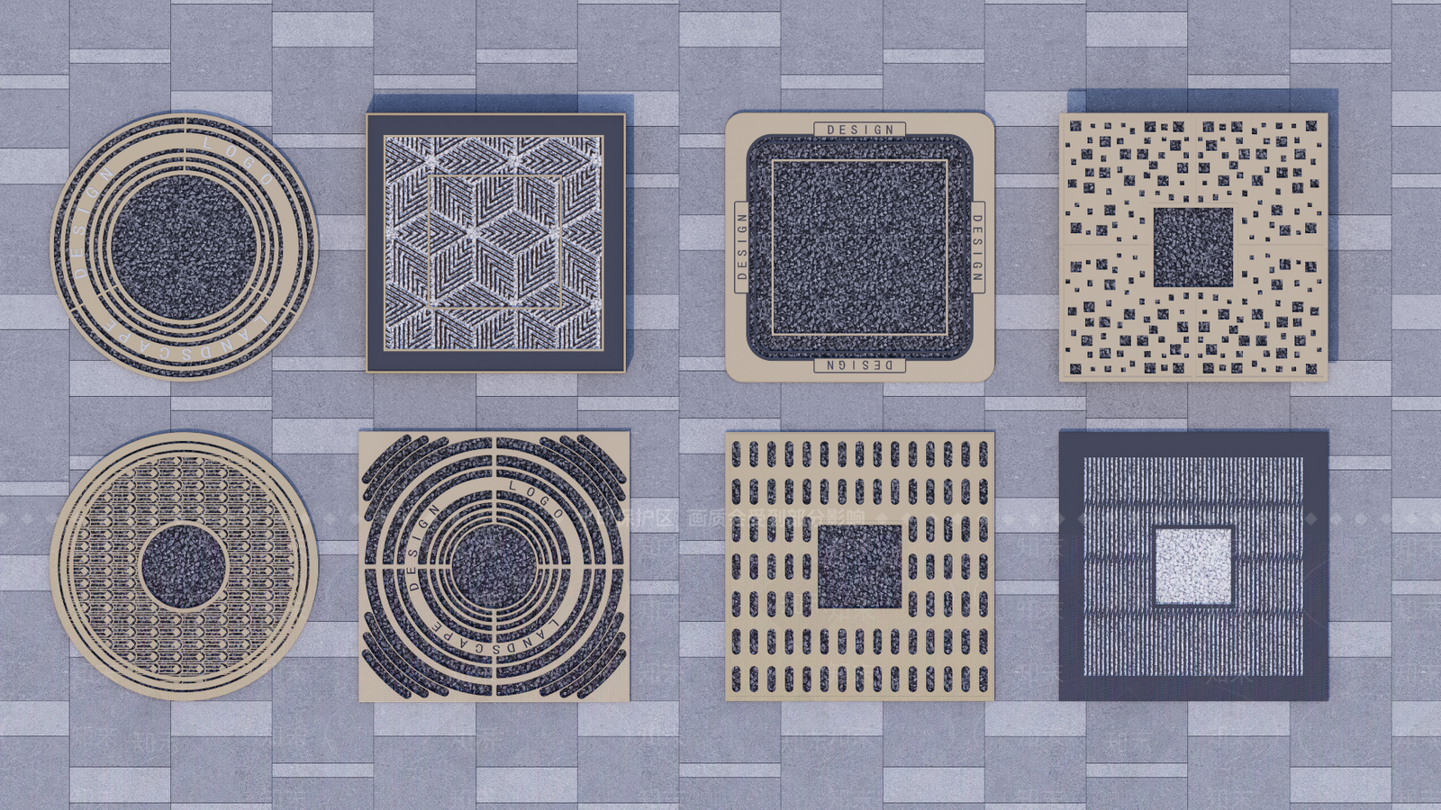 现代办公景观SU模型下载【ID:1190326601】