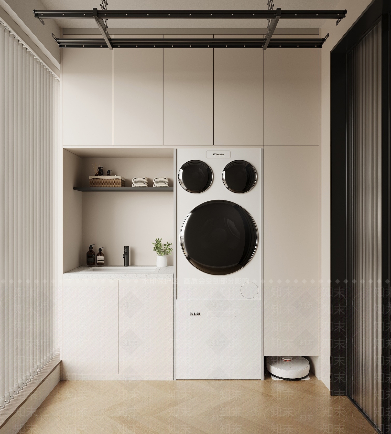 现代阳台3D模型下载【ID:1190327668】