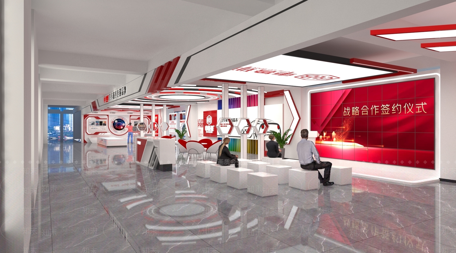现代其他商业空间3D模型下载【ID:1190333262】