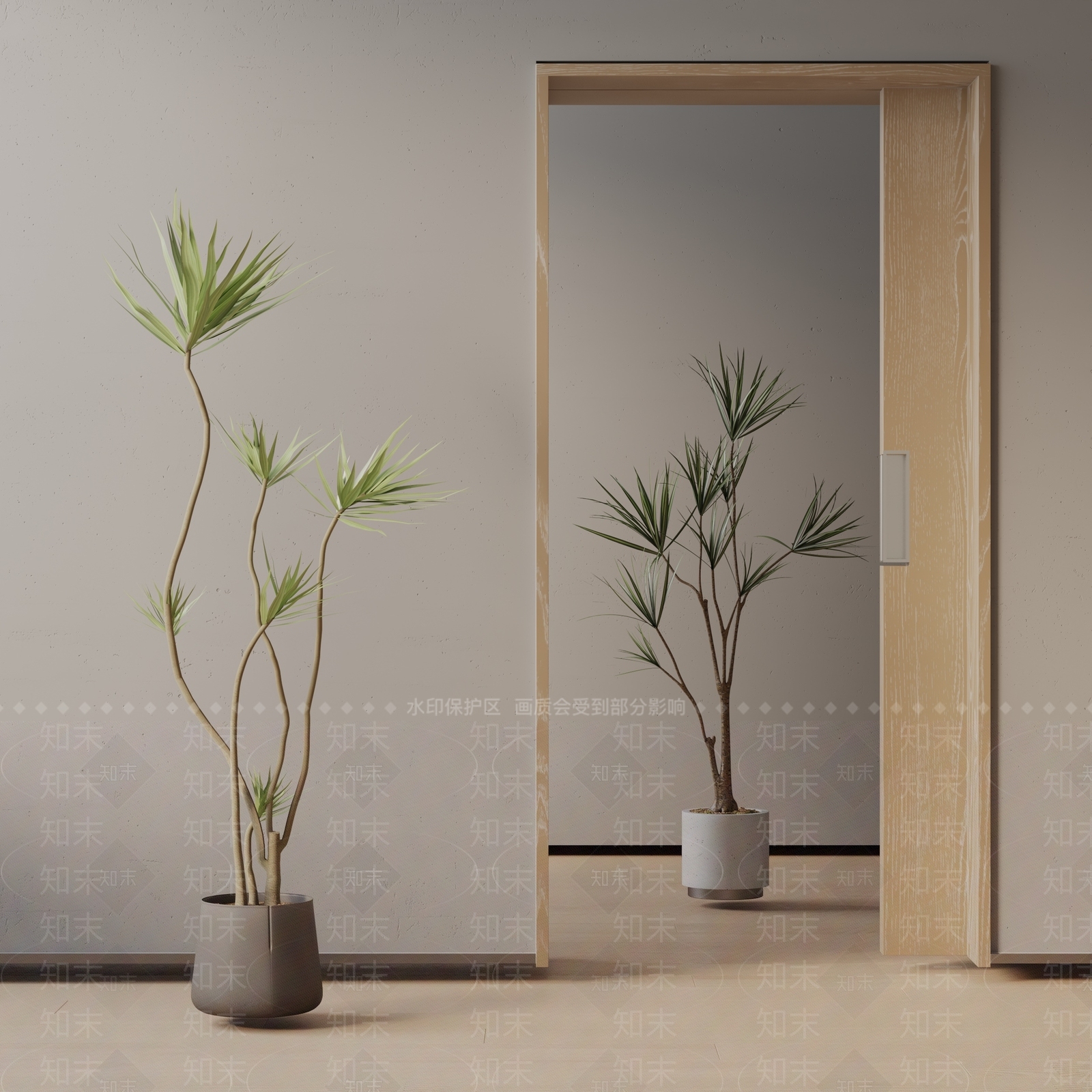 盆栽3D模型下载【ID:1190334810】